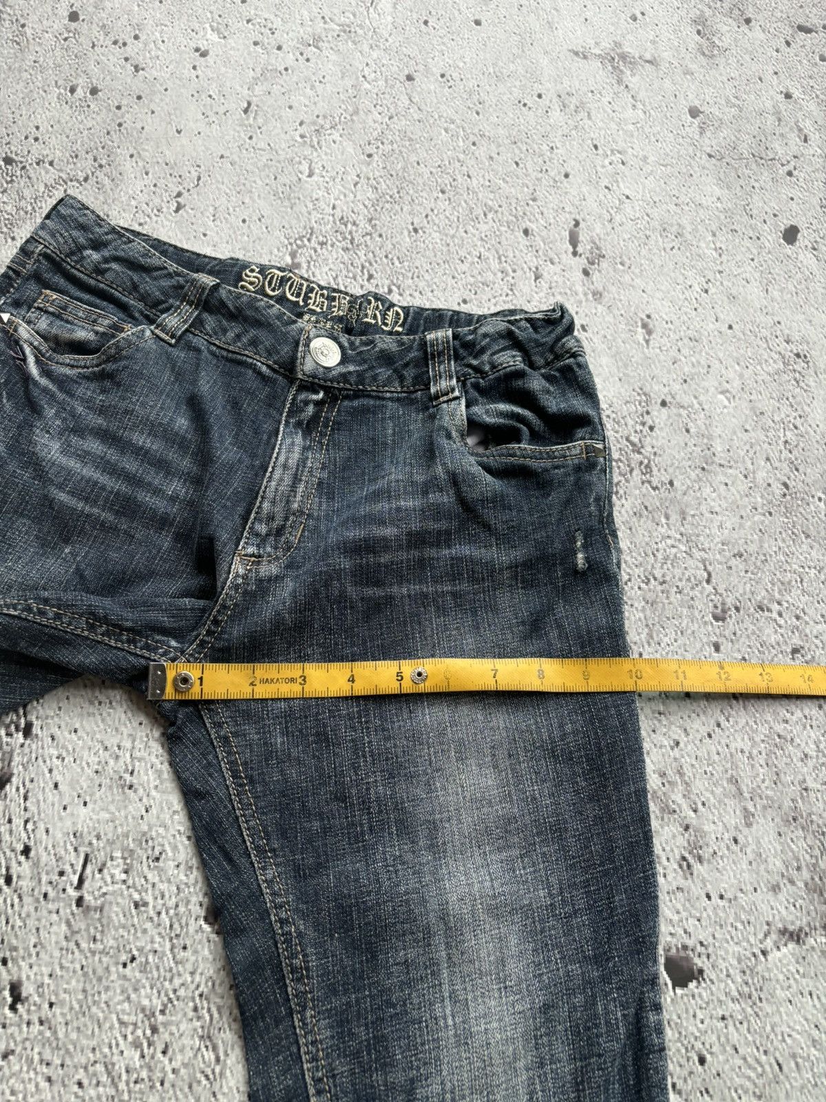 Hysteric Glamour Y2k wings Ifsixwasnine Punk style Denim jeans Size US 28 / EU 44 - 12 Thumbnail