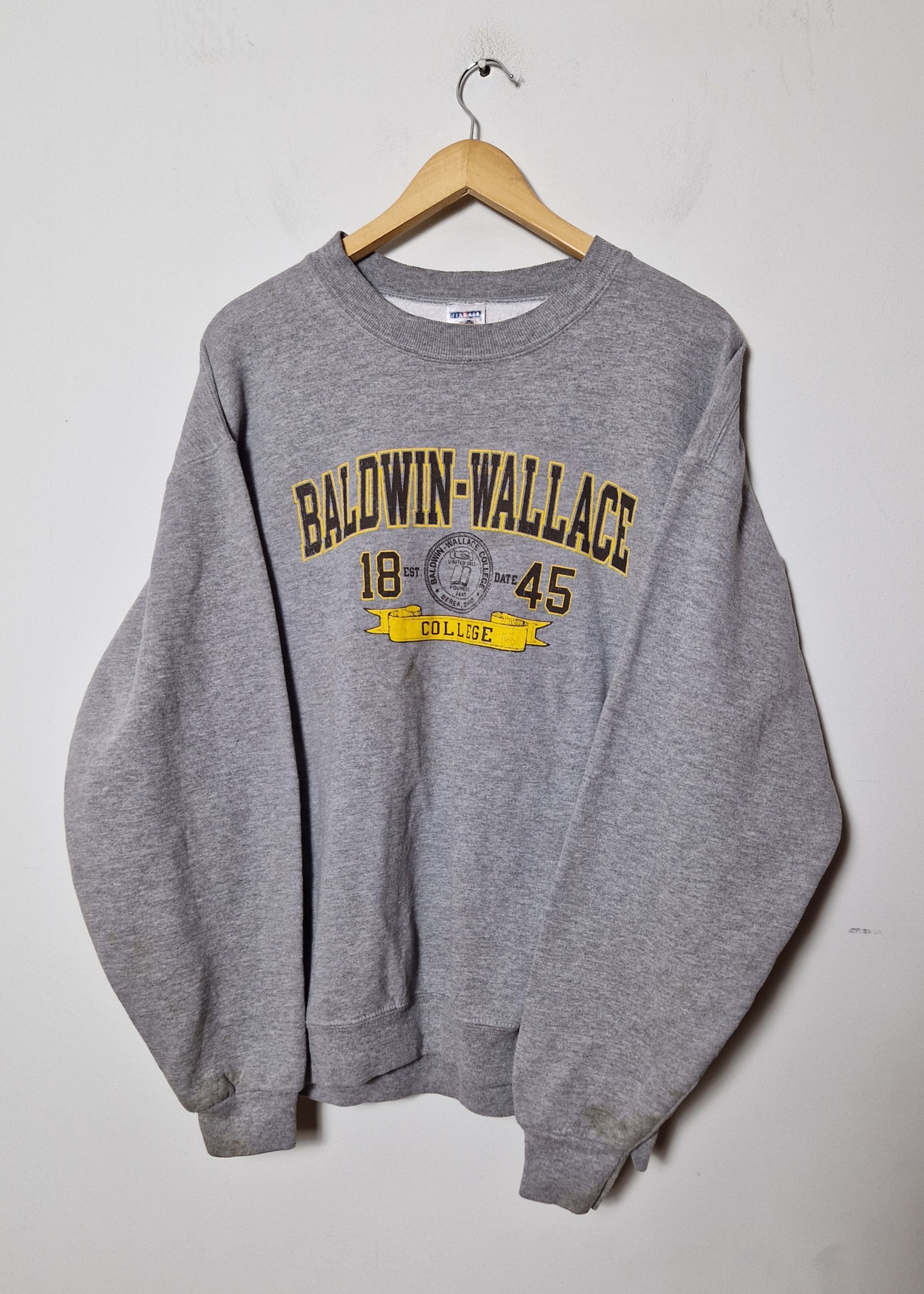 Vintage Baldwin - Wallace Berea Ohio vintage collage sweatshirt Size US XL / EU 56 / 4 - 1 Thumbnail