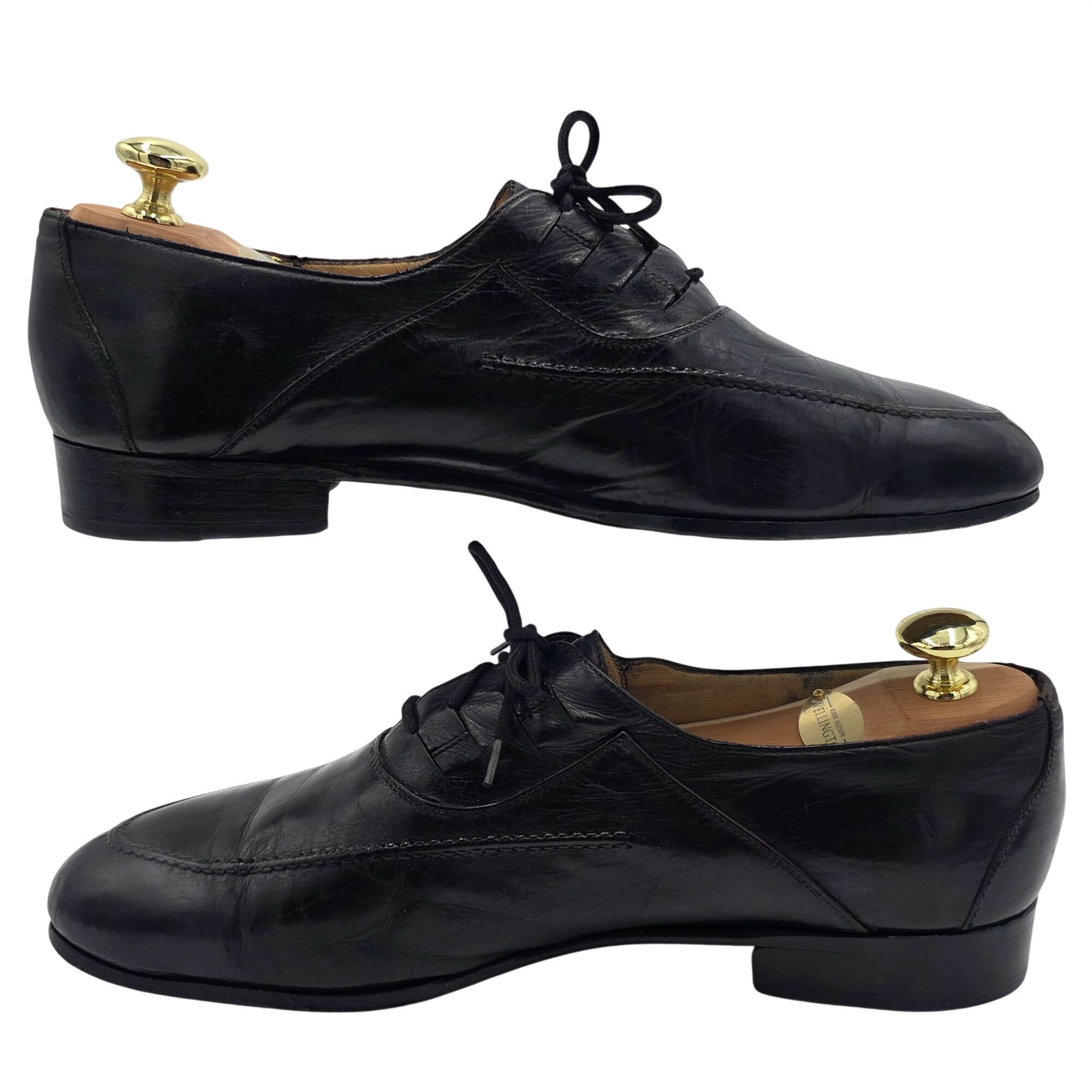 Bally Vintage Bally Italy Soft Black Leather Dress Shoes Mens 9 Size US 9 / EU 42 - 6 Thumbnail