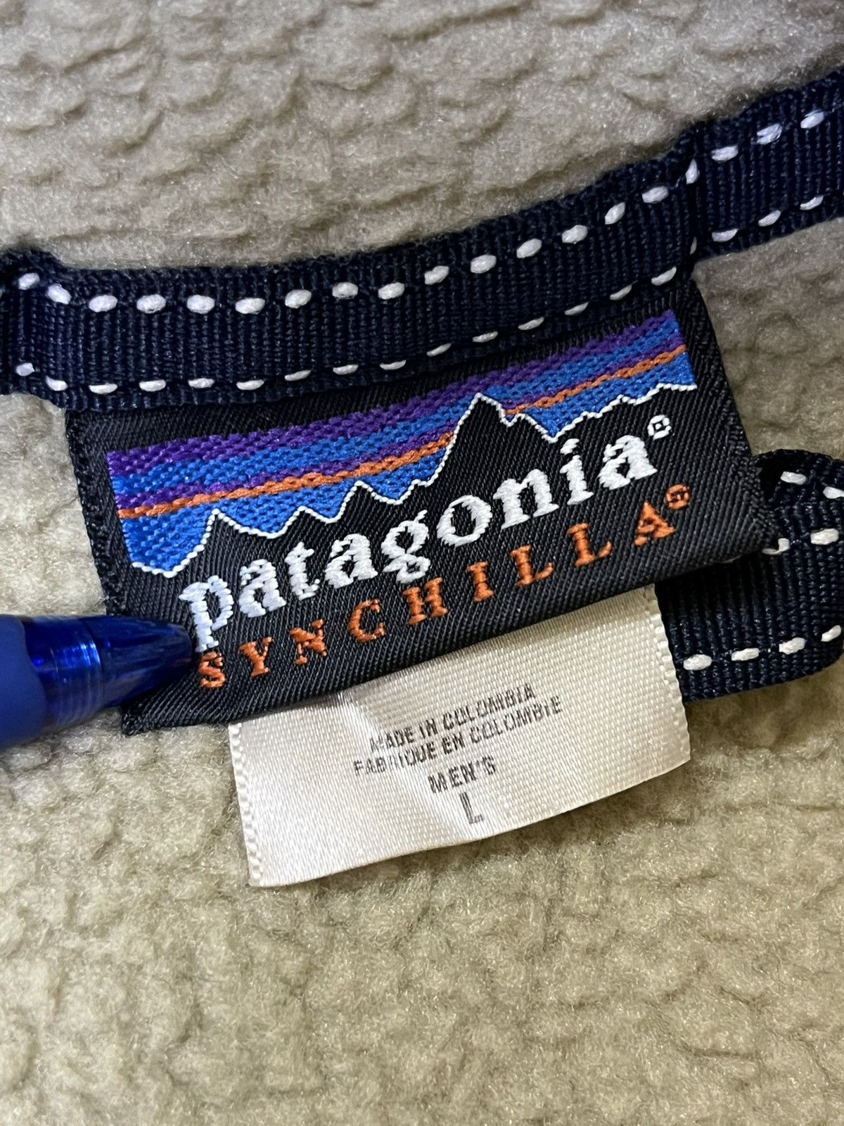 Patagonia PATAGONIA SYNCHILLA MENS FLEECE LINE JACKET Size US L / EU 52-54 / 3 - 11 Thumbnail