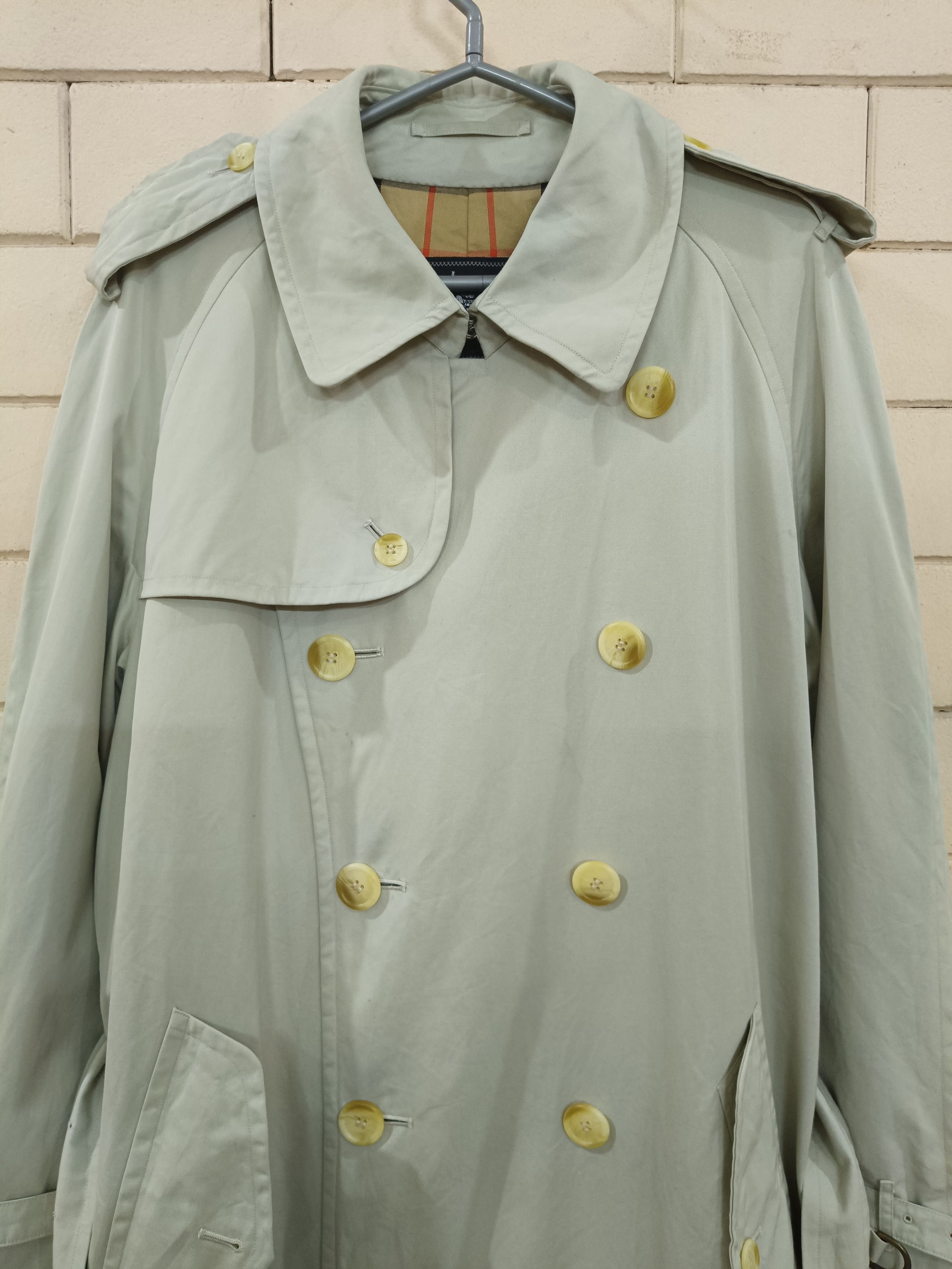 Burberry Prorsum × Vintage Burberry Prorsum BURBERRYS NOVA CHECKED TRENCH COAT JACKET Size US L / EU 52-54 / 3 - 3 Thumbnail