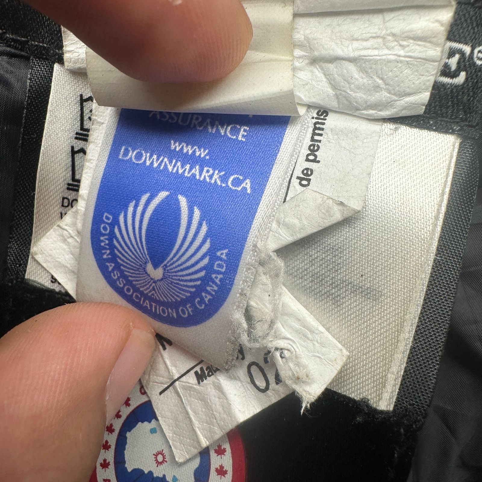 Canada Goose Canada Goose Lodge Jacket 5056M Black Mens Small PATCHED Size US S / EU 44-46 / 1 - 14 Thumbnail