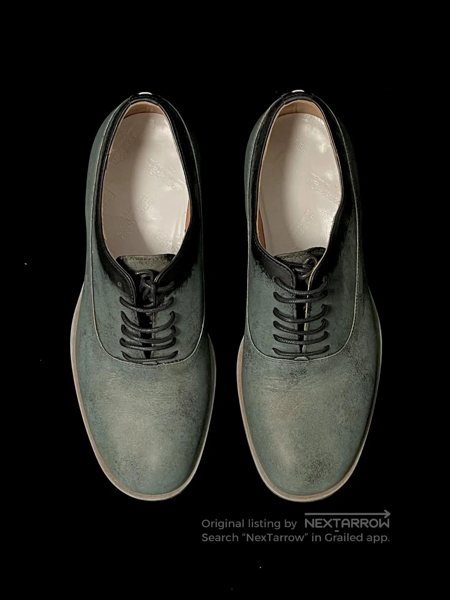Maison Margiela Maison Martin Margiela Green Derby Shoes. Size US 6.5 / EU 39-40 - 2 Thumbnail