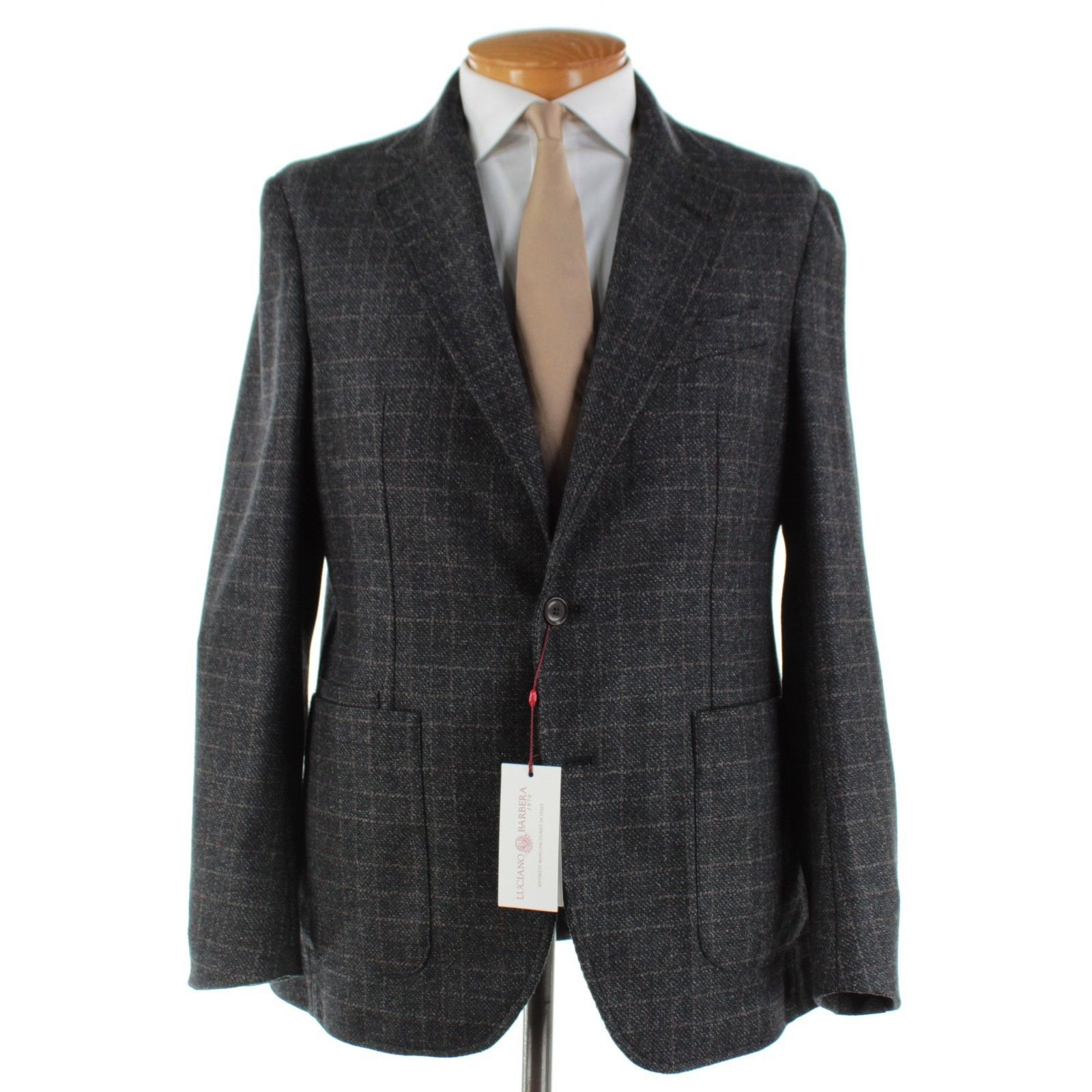 Luciano Barbera Luciano Barbera Sport Coat Size 44 US in Gray Size 44R - 1 Thumbnail