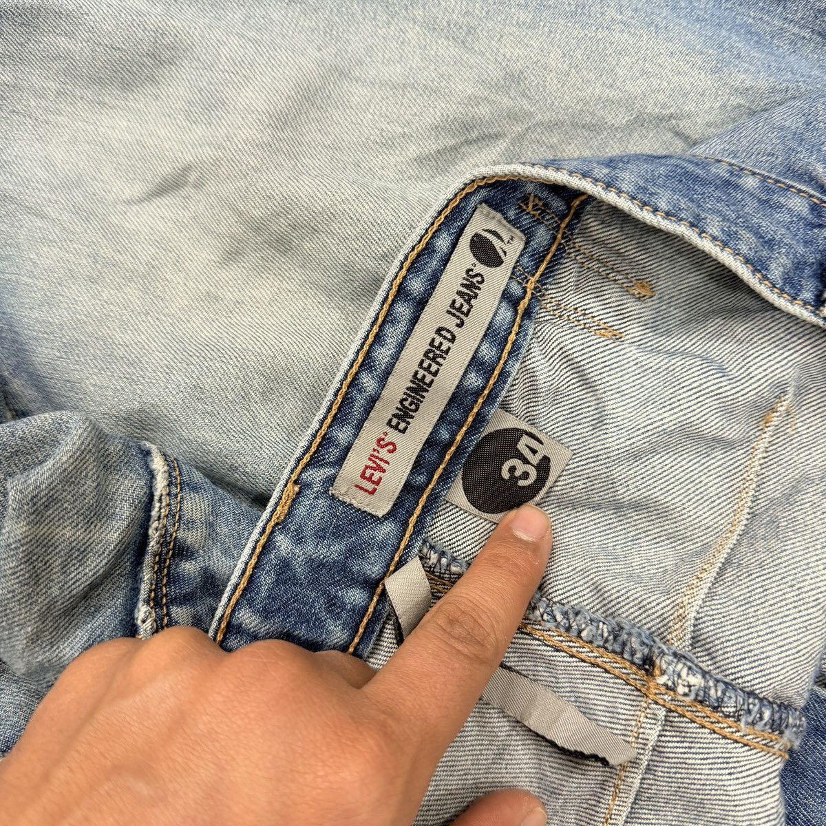 Levi's Vintage Levis Engineered buckle belt jeans Size US 34 / EU 50 - 6 Thumbnail
