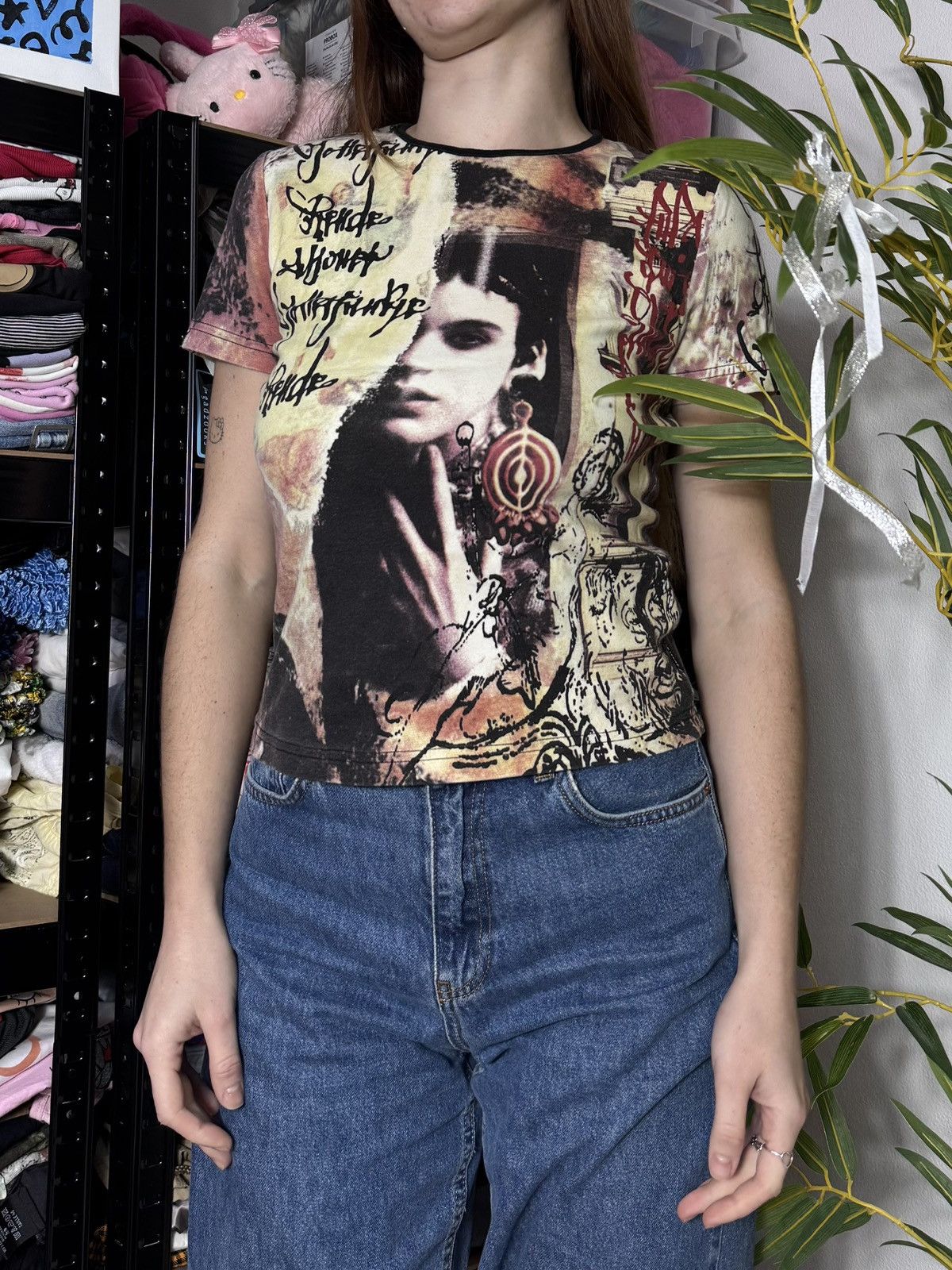 Japanese Brand × Vintage VINTAGE AVANT GARDE PRINTED TEE SHIRT Size M / US 6-8 / IT 42-44 - 7 Thumbnail