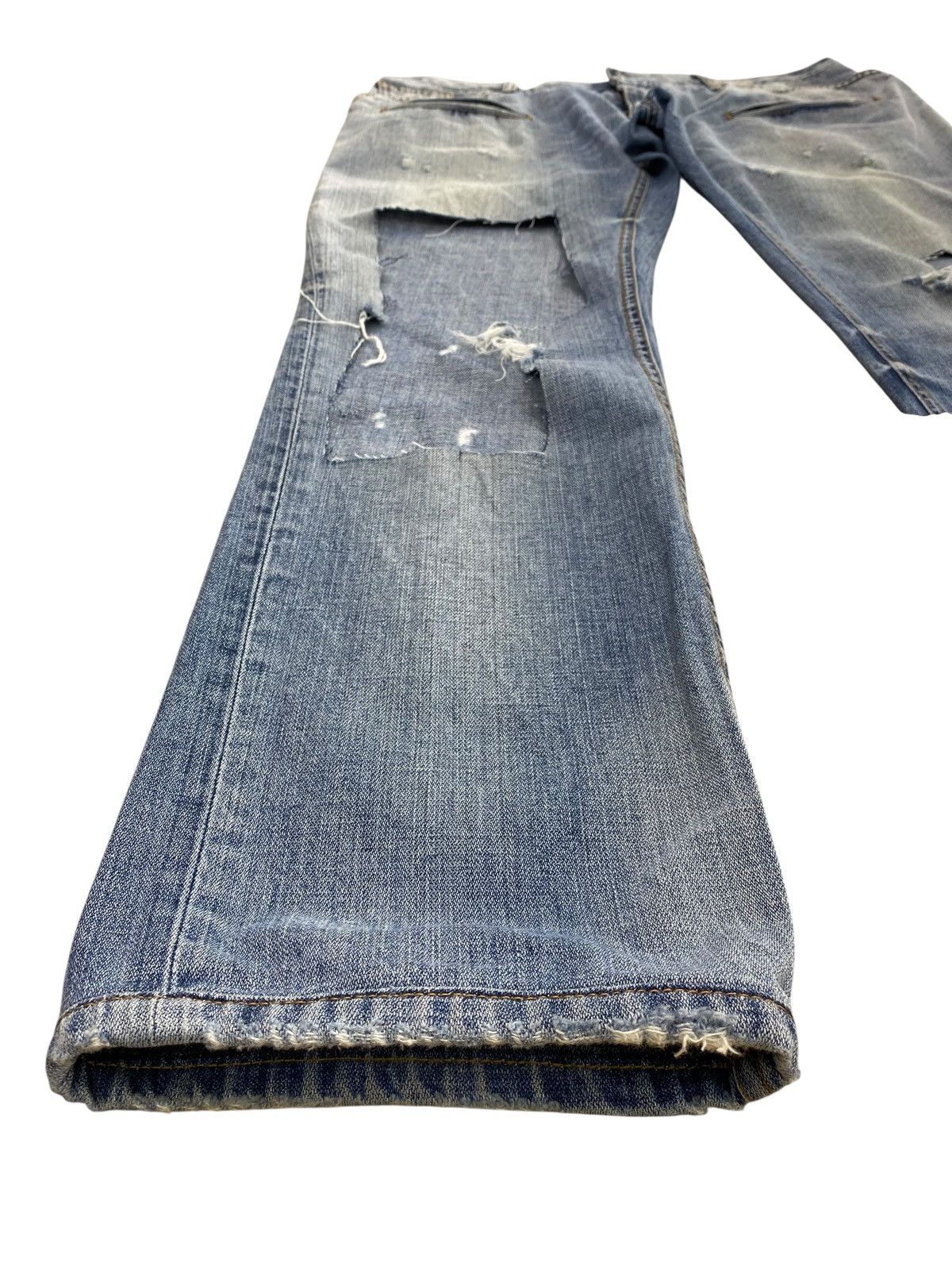 Dolce & Gabbana Dolce & Gabbana Brand Faded Ripped Jeans Size US 36 / EU 52 - 5 Thumbnail