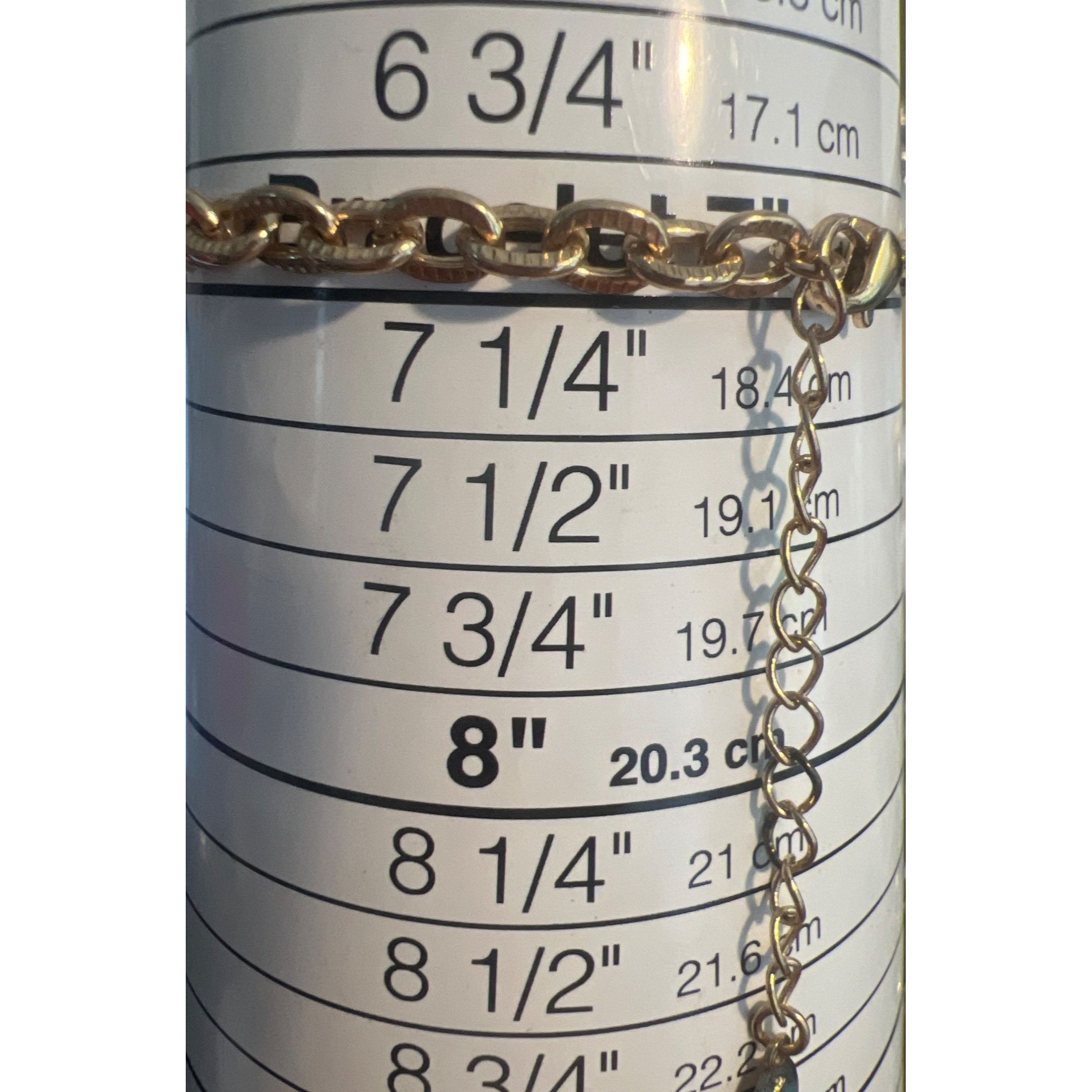 Aldo Aldo Gold Tone Coin Chain Bracelet Elizabeth Half Penny Laye Size ONE SIZE - 6 Thumbnail
