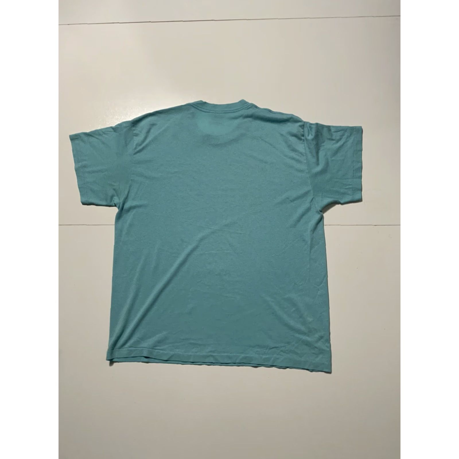 Vintage VINTAGE 80s Tee Jays Wave Crew California 50/50 Single Stitch T-Shirt Sz. L Mens Size US L / EU 52-54 / 3 - 2 Thumbnail