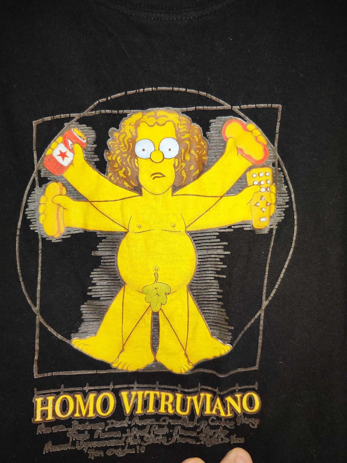 The Simpsons × Vintage Vintage The Simpsons Homo Virtuvitano Da Vinci size 2XL Size US XXL / EU 58 / 5 - 2 Thumbnail