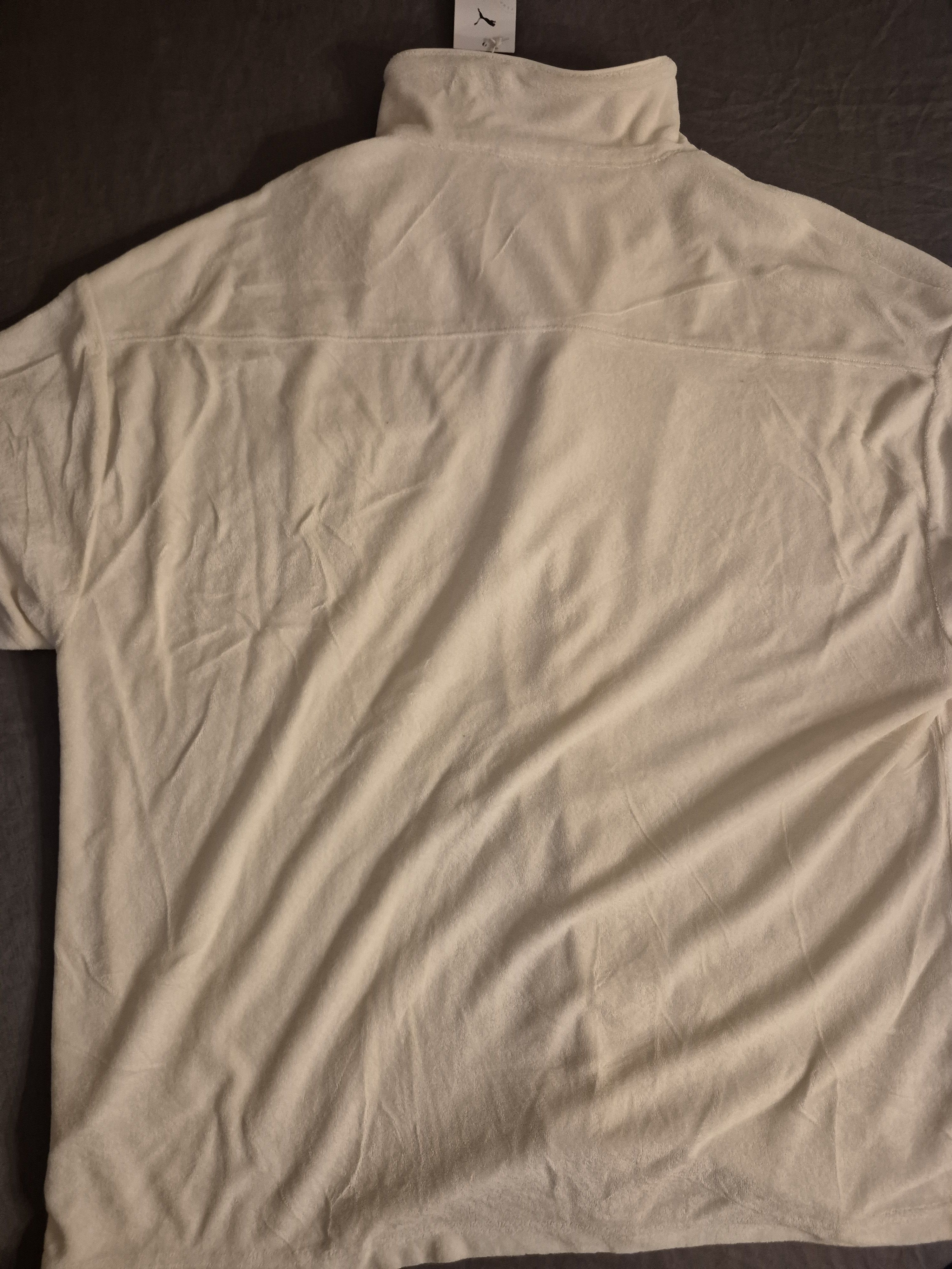Puma Puma x Rhuigi White NYC Velour Polo Shirt Size Small Size US S / EU 44-46 / 1 - 3 Thumbnail