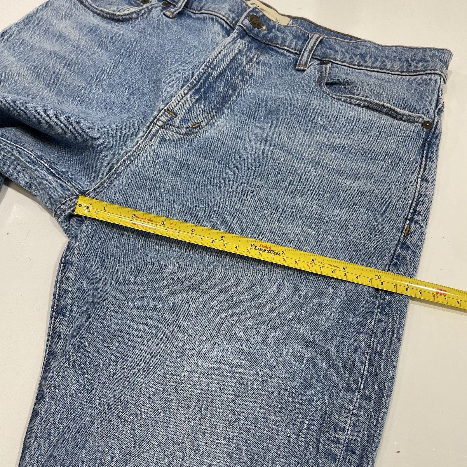 Madewell Madewell The 1991 Straight Jeans Blue Denim Size 33 30 EUC Size 33" - 4 Thumbnail