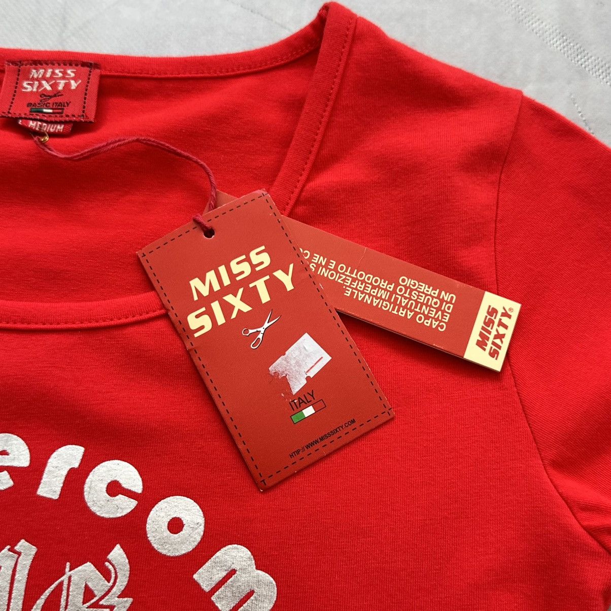 Hysteric Glamour Y2K Miss Sixty Heraldic Eagle Grunge T Shirt NEW Size M / US 6-8 / IT 42-44 - 5 Thumbnail
