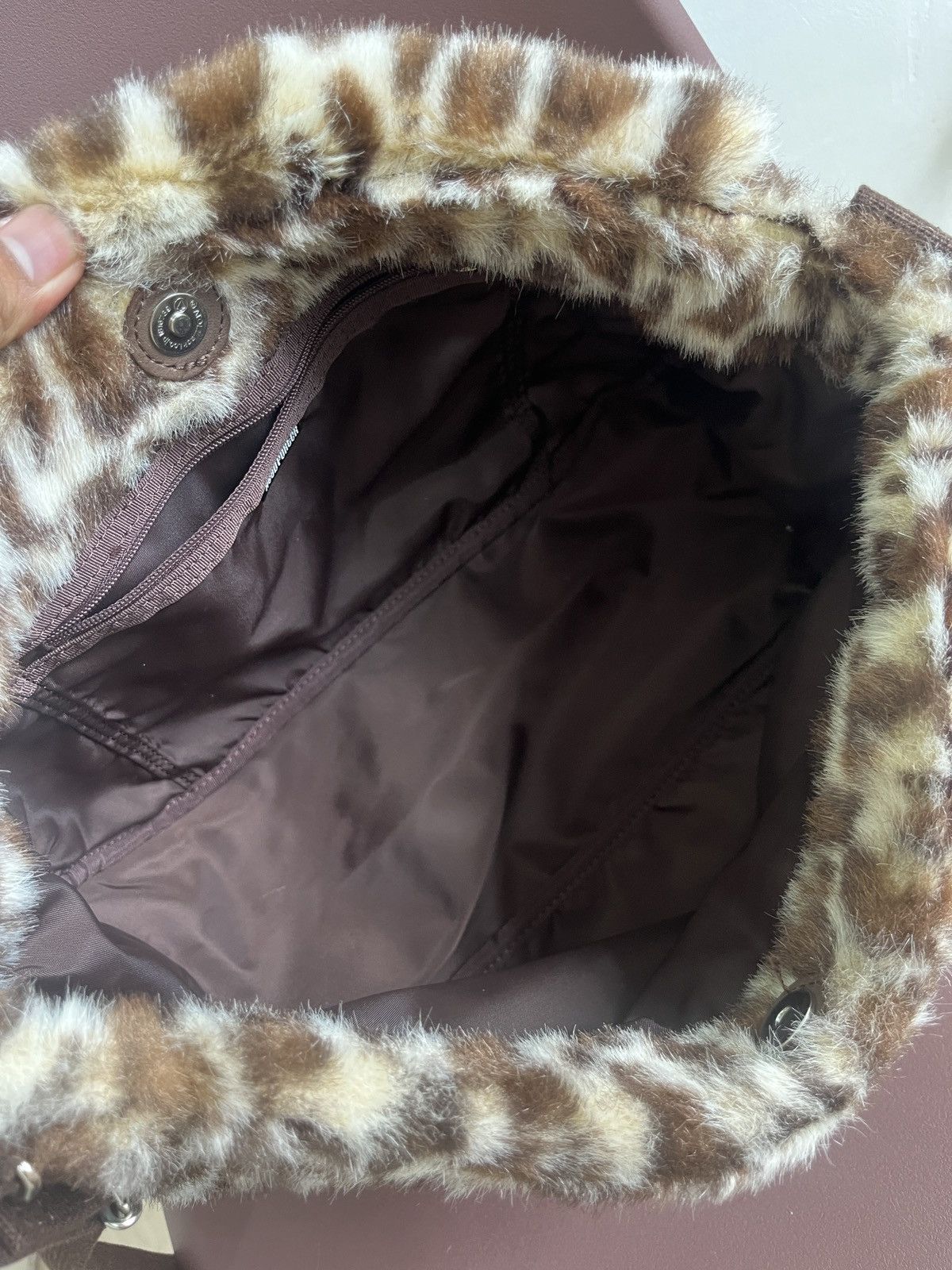 Head Porter Leopard Faux Furr Crossbody Bag Size ONE SIZE - 6 Thumbnail