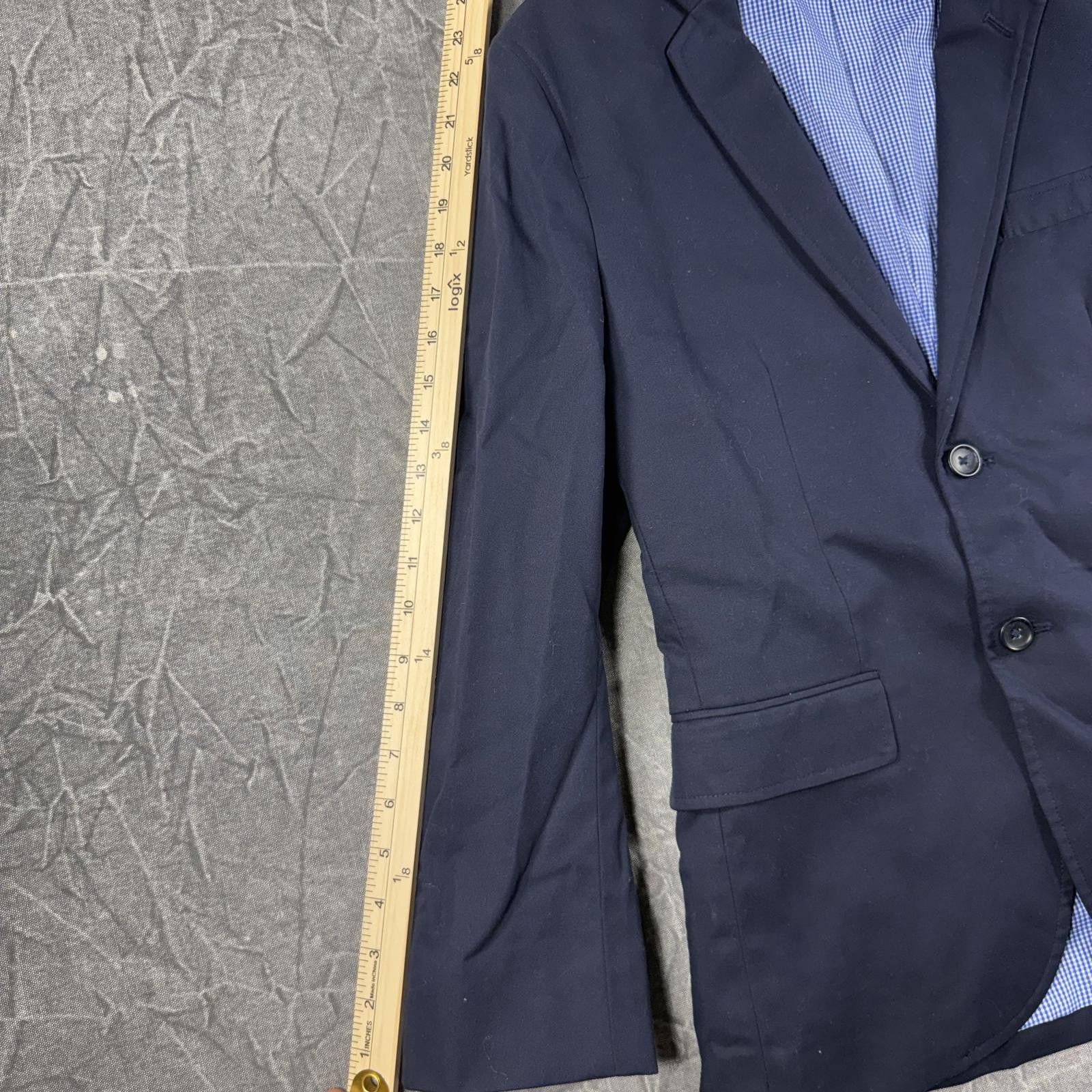 Zara Zara Blazer Men's M Navy Essentials Size 38R - 6 Thumbnail