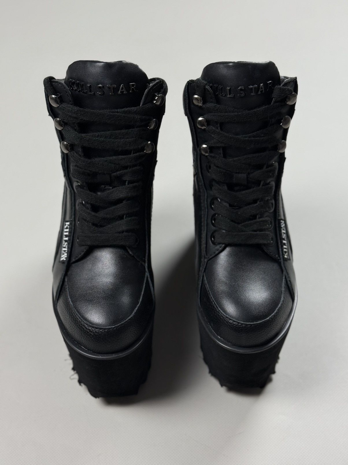 Killstar Killstar Ladies Gothic Platform PVC Sneakers Shoes Boots Size US 5 / IT 35 - 5 Thumbnail