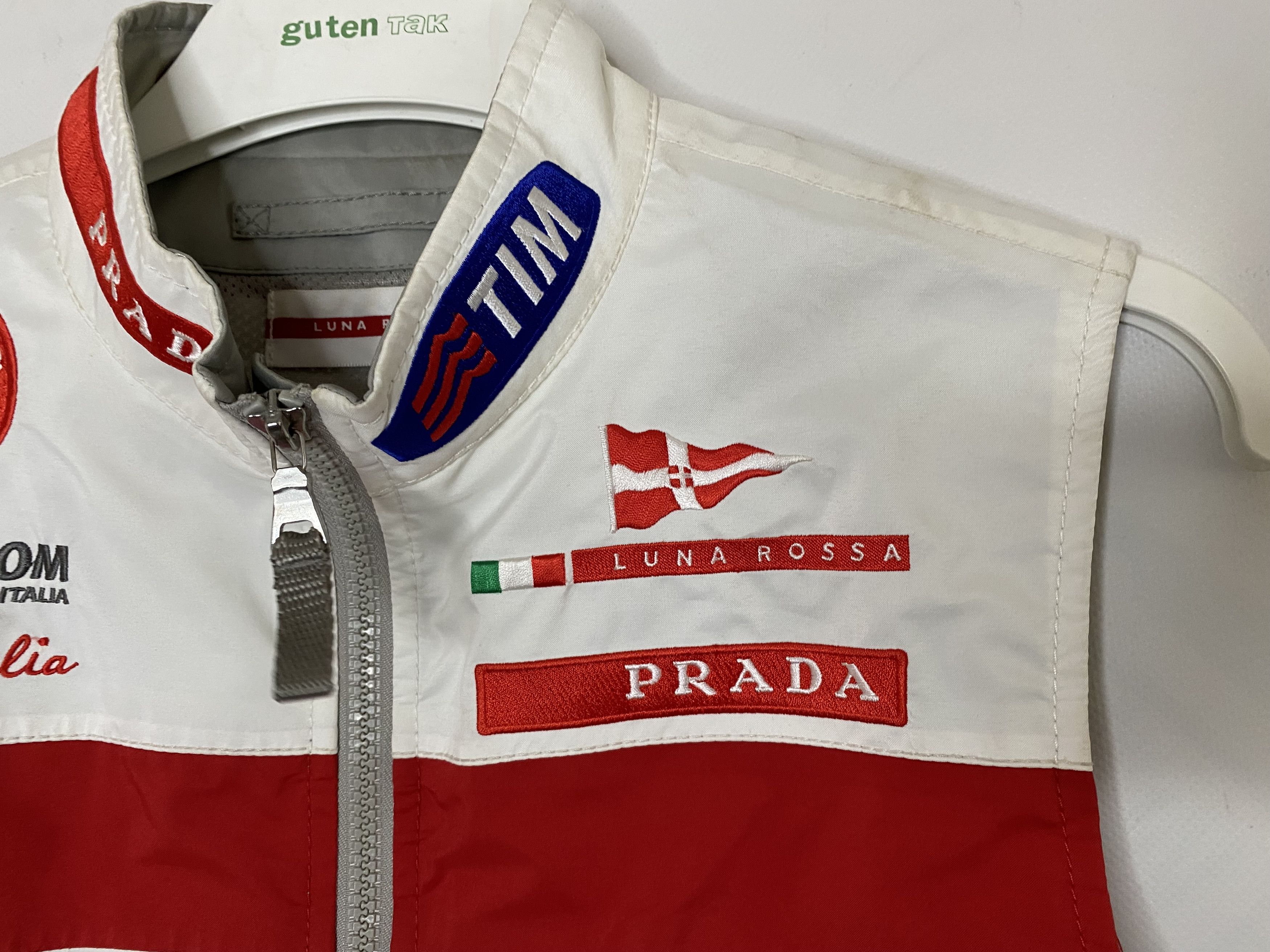 Prada × Vintage PRADA LUNA ROSSA CHALLENGE 2003 YACHTING RACING VEST JACKET Size M / US 6-8 / IT 42-44 - 4 Thumbnail