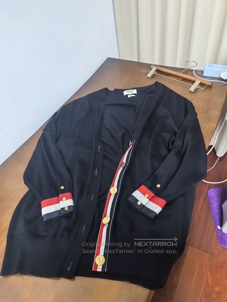 Thom Browne Thom Browne Wool Gold-Button Cardigan Size XS / US 0-2 / IT 36-38 - 1 Thumbnail