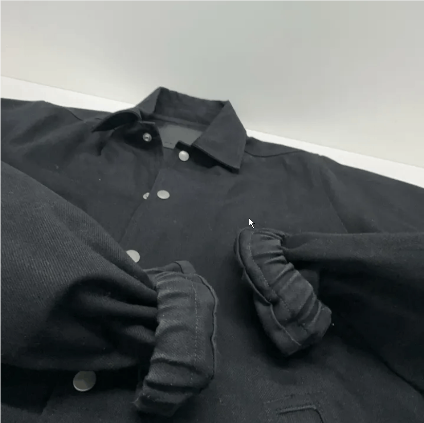 Rick Owens Rick Owens DRKSHDW Black Snap Button Jacket Men's M Size US M / EU 48-50 / 2 - 5 Thumbnail