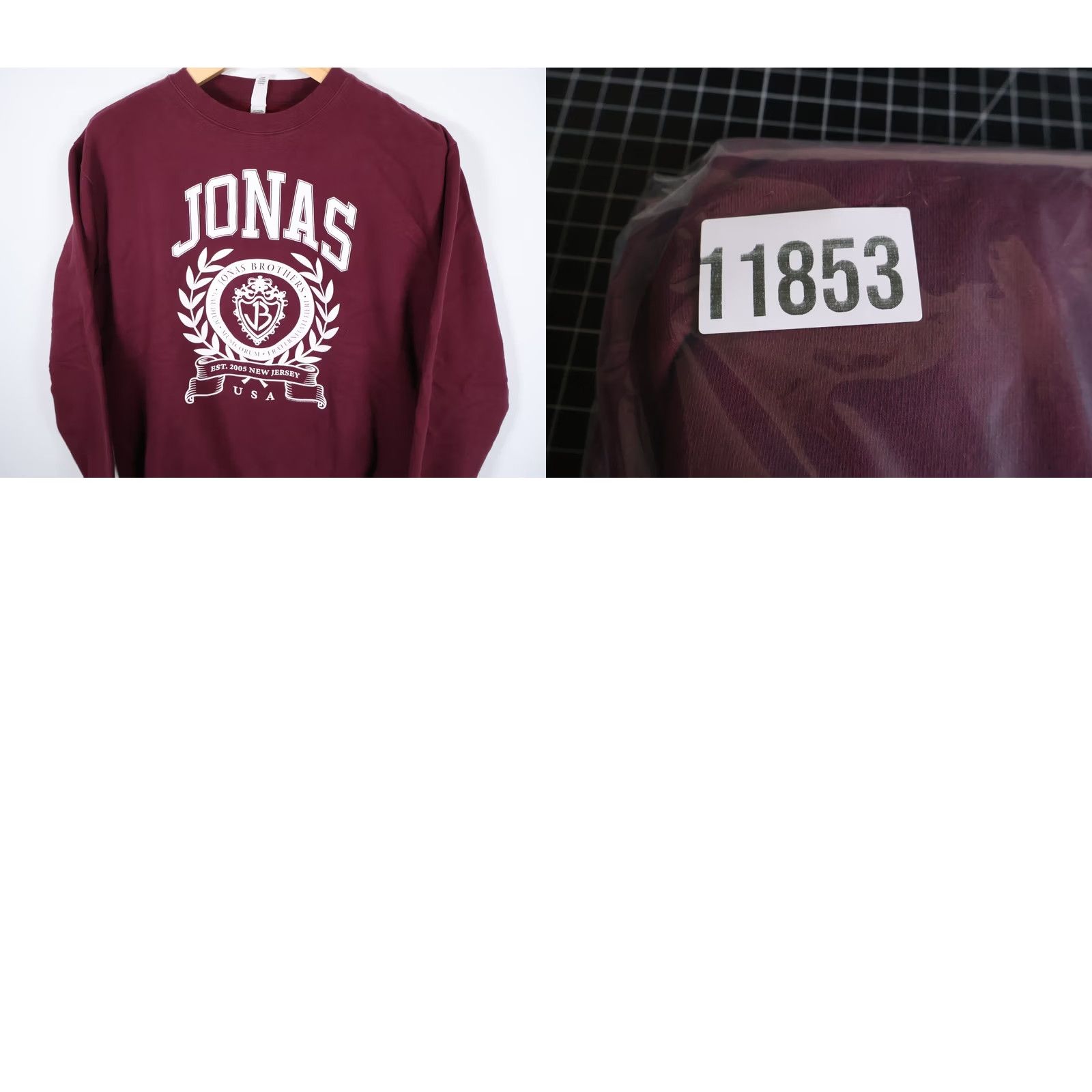 Vintage Jonas Brothers 2021 Tour Sweatshirt Adult Medium Red White Graphic Crewneck - Vintage Size M / US 6-8 / IT 42-44 - 9 Thumbnail