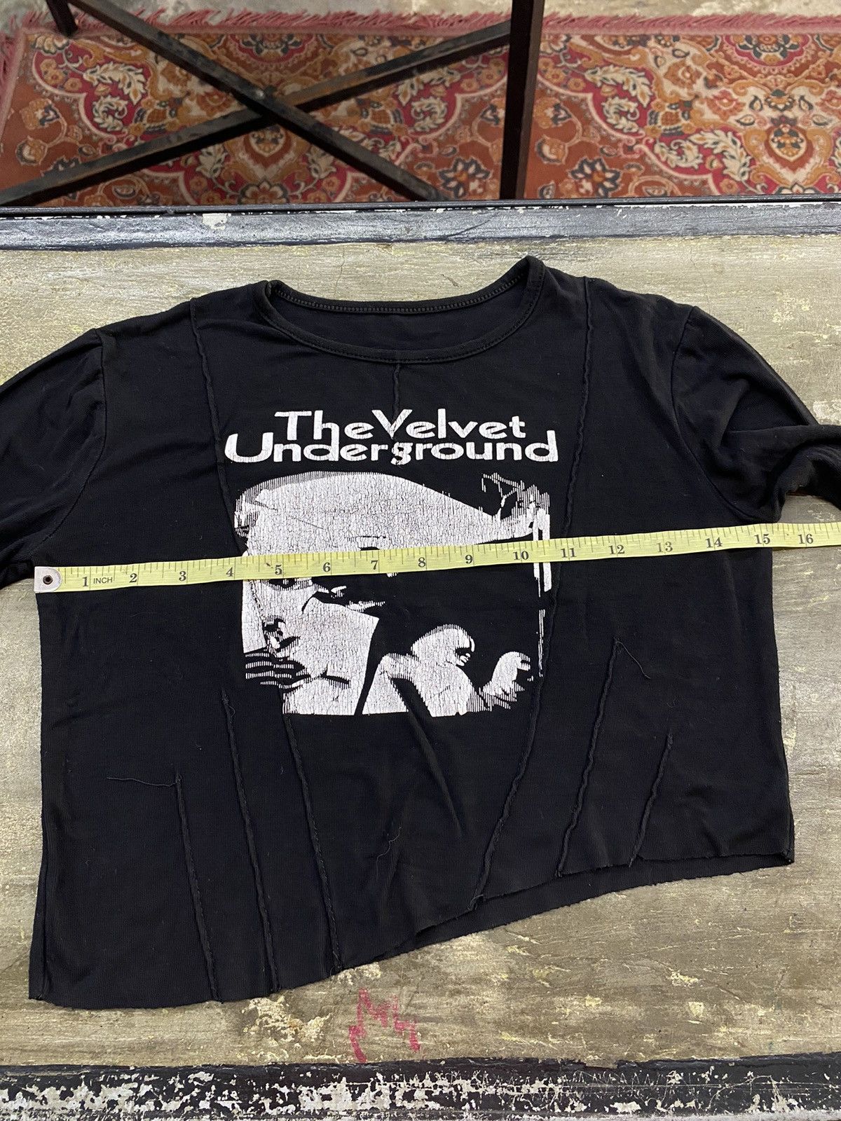 Band Tees × If Six Was Nine × Japanese Brand the velvet underground crop longsleeve y2k style Size S / US 4 / IT 40 - 5 Thumbnail