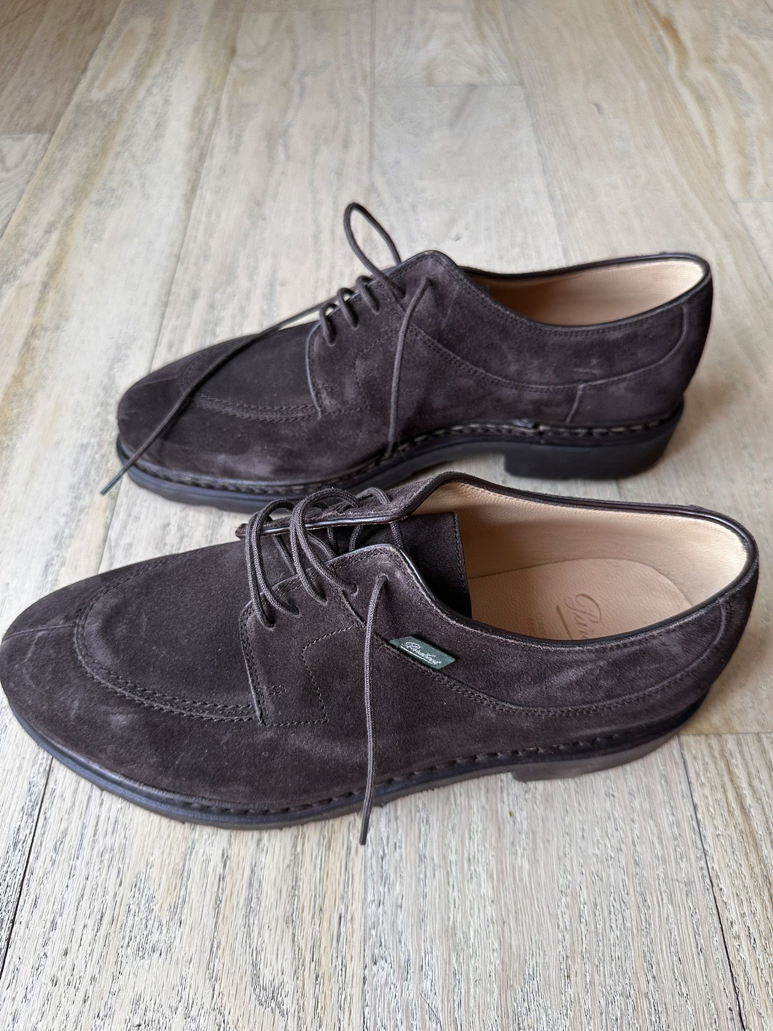 Paraboot Paraboot Avignon Griff II Velour Congo Chocolate Suede Shoes Size US 8 / EU 41 - 5 Thumbnail