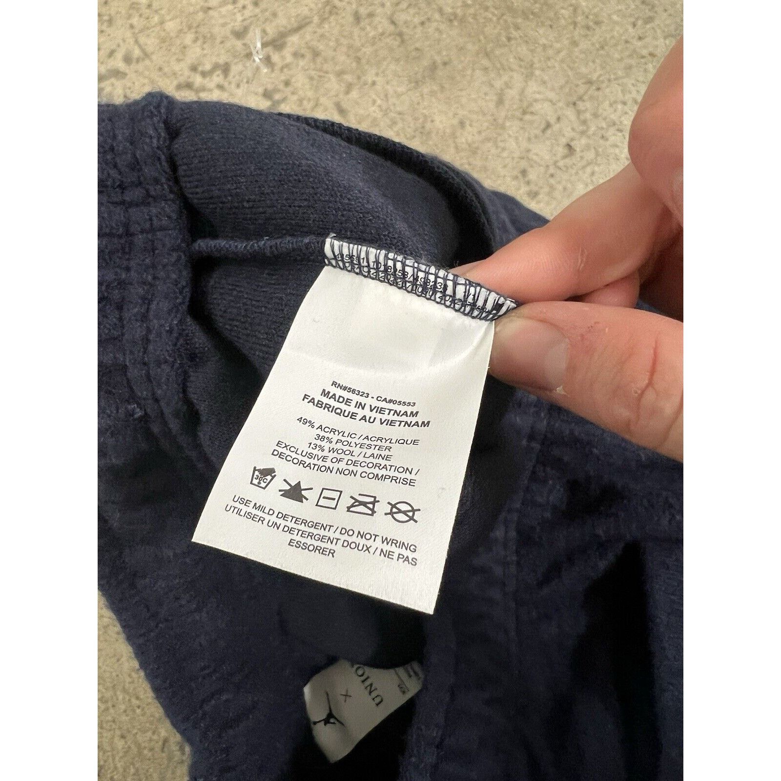 Nike Nike Air Jordan x Union Fleece Pants Navy Blue XXL Size US 36 / EU 52 - 8 Thumbnail