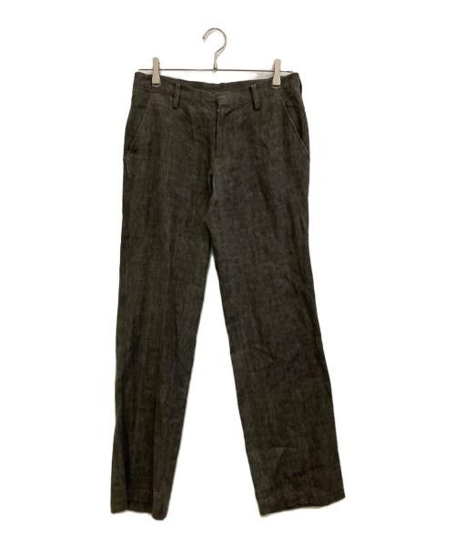 YOHJI YAMAMOTO pour homme / Linen tapered pants/pants