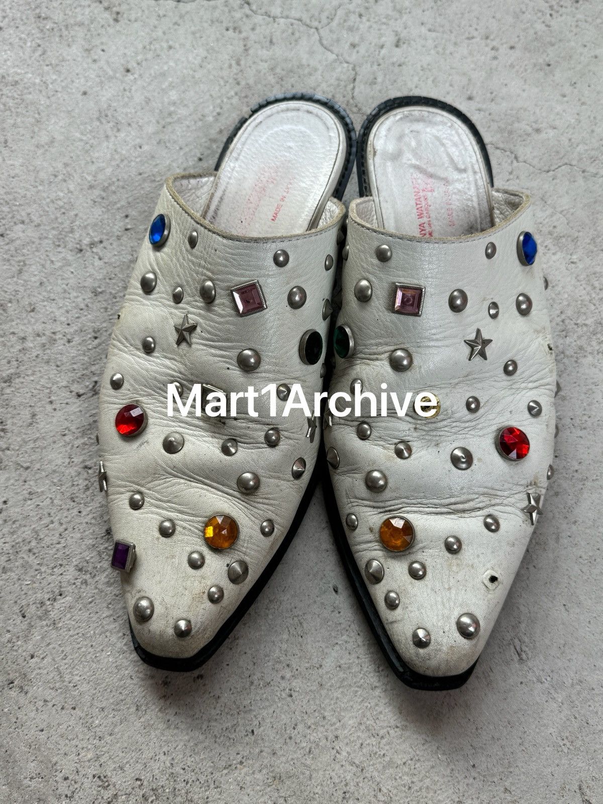 Junya Watanabe Junya Watanabe Comme Des Garçons 03SS Jewel Mule Slippers Size US 10 / EU 43 - 2 Thumbnail