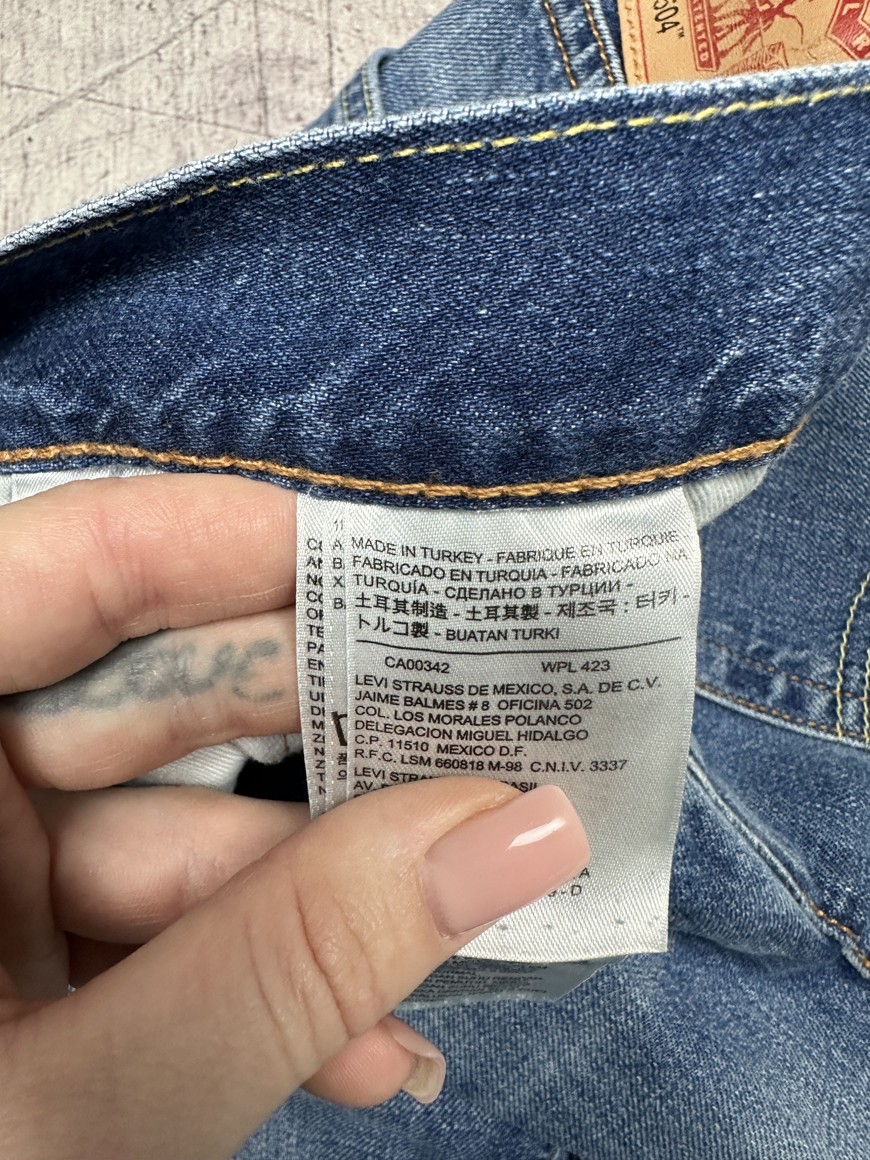 Levi's Levi's 504 Mens Denim Pants Jeans Size 32 x 32 Size US 32 / EU 48 - 8 Thumbnail