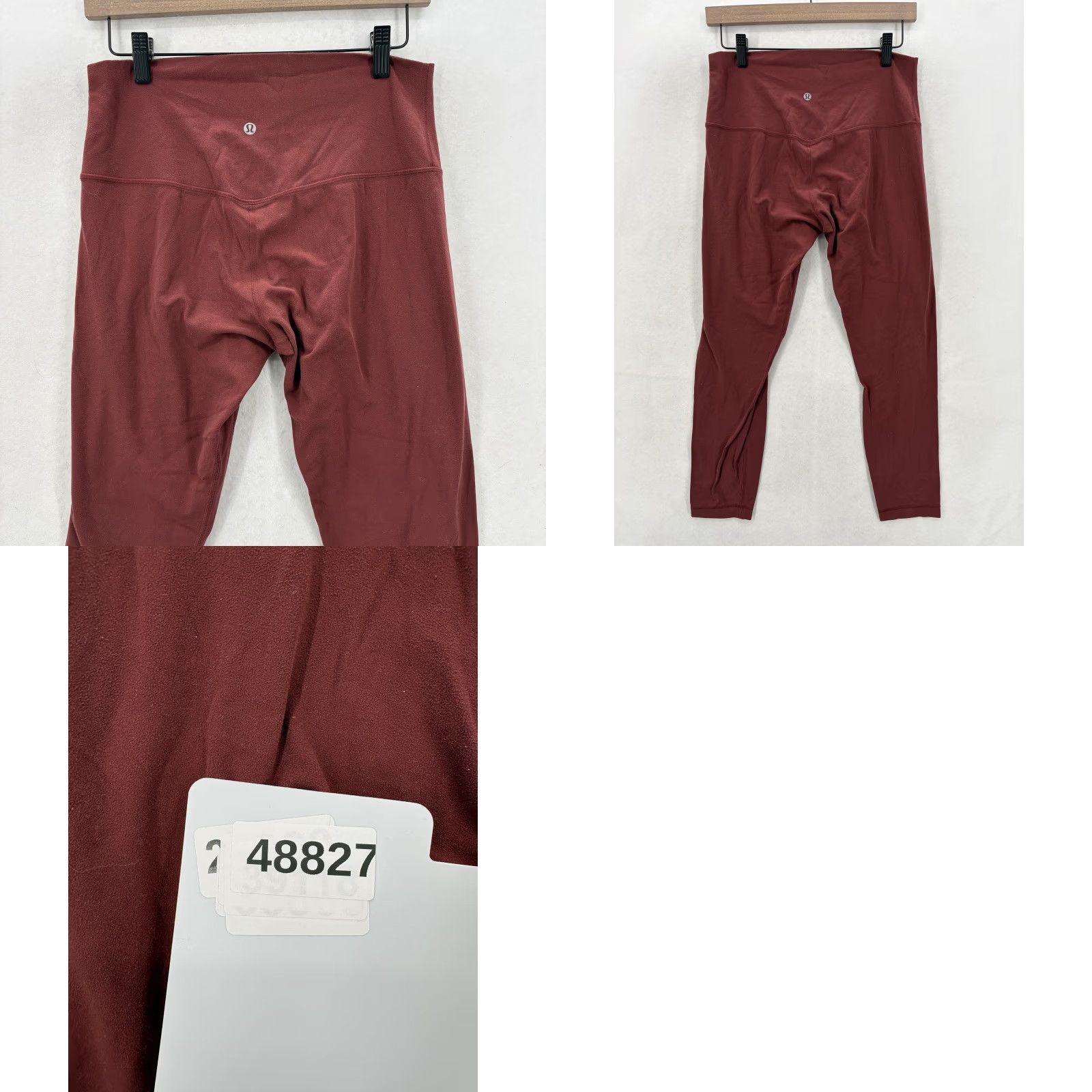 Lululemon Lululemon Align High-Rise Pants Leggings Womens 10 Mulled Wine Skinny Crop Gym Activewear Casual Red Size 32" / US 10 / IT 46 - 9 Thumbnail