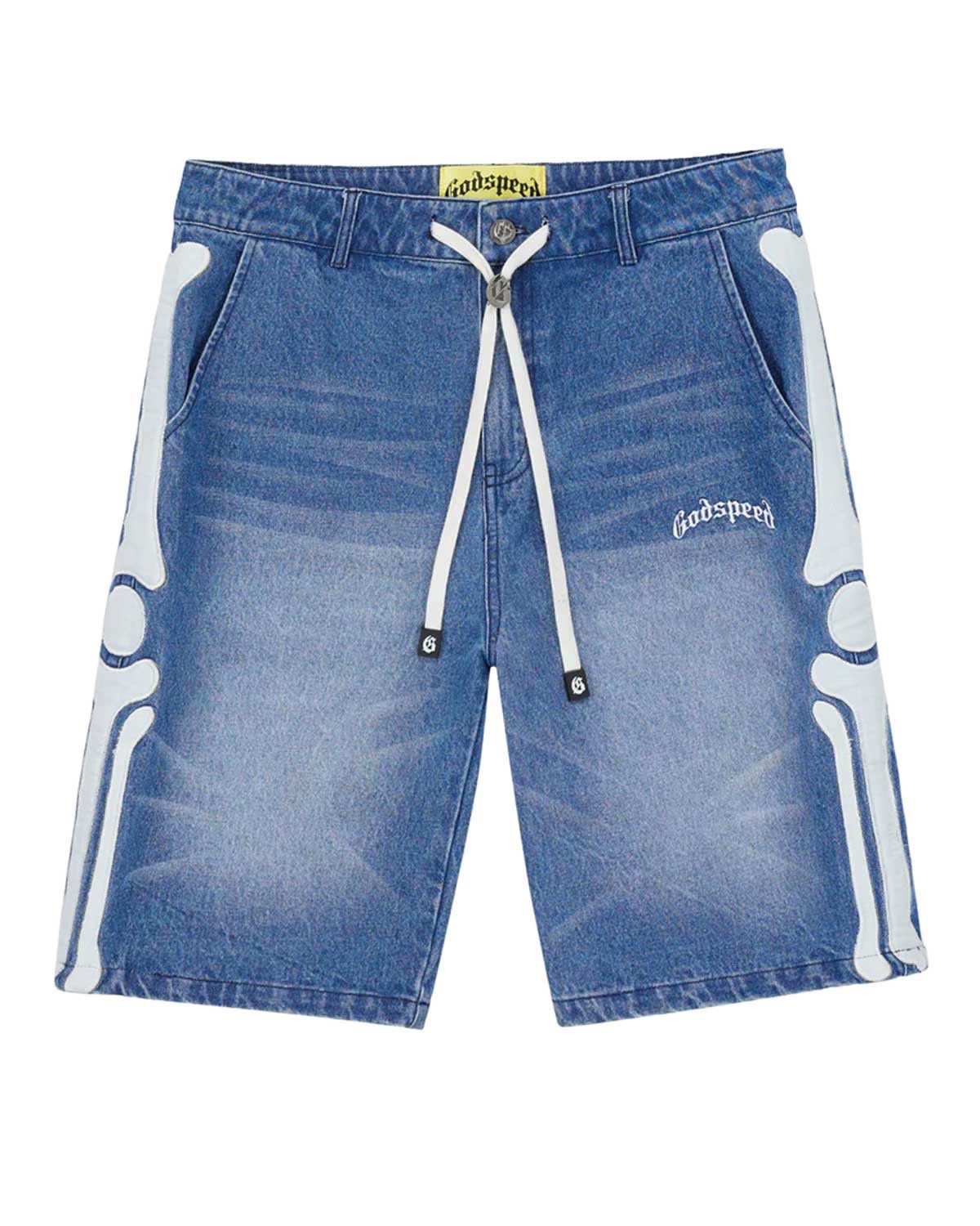 Godspeed Femur Denim Shorts Blue Size US 34 / EU 50 - 1 Thumbnail