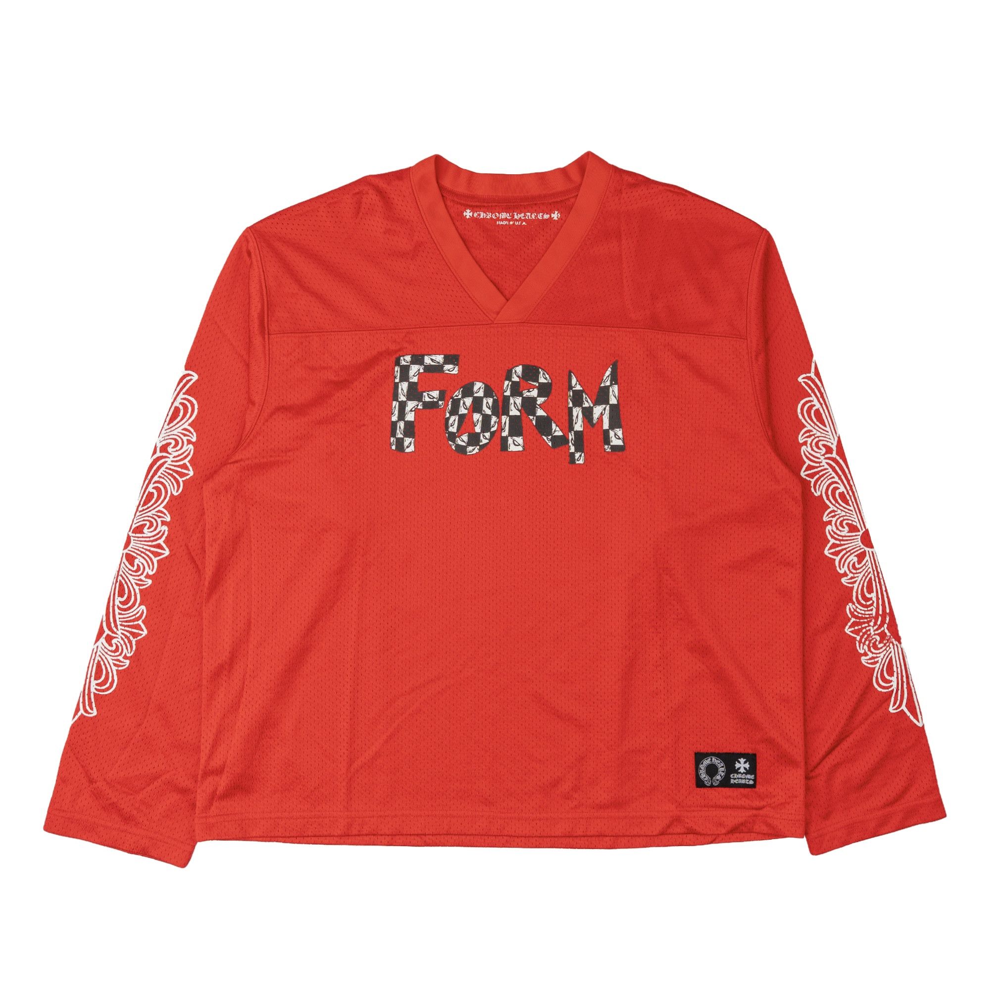 Chrome Hearts Chrome Hearts Black Mesh Warm Up Long Sleeve Jersey