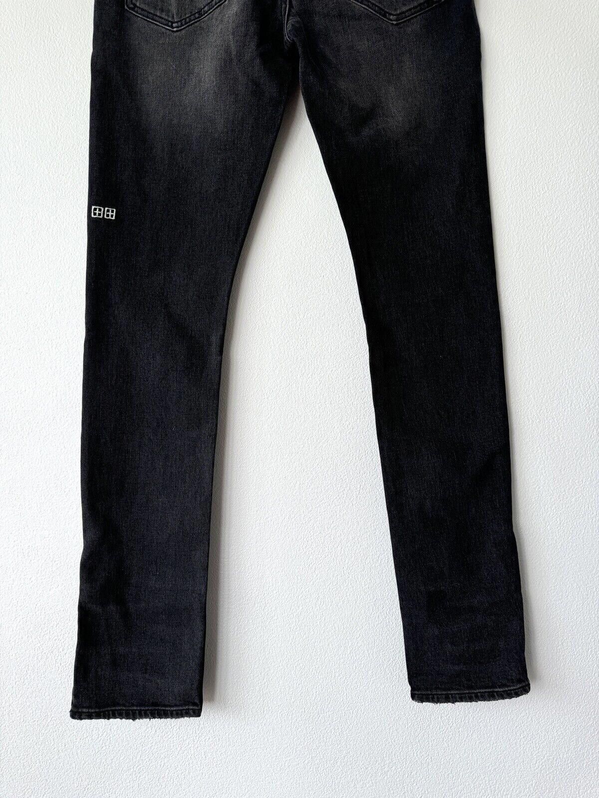 Ksubi Ksubi mens denim jean van winkle 32 black grey chamber zip Size US 32 / EU 48 - 7 Thumbnail