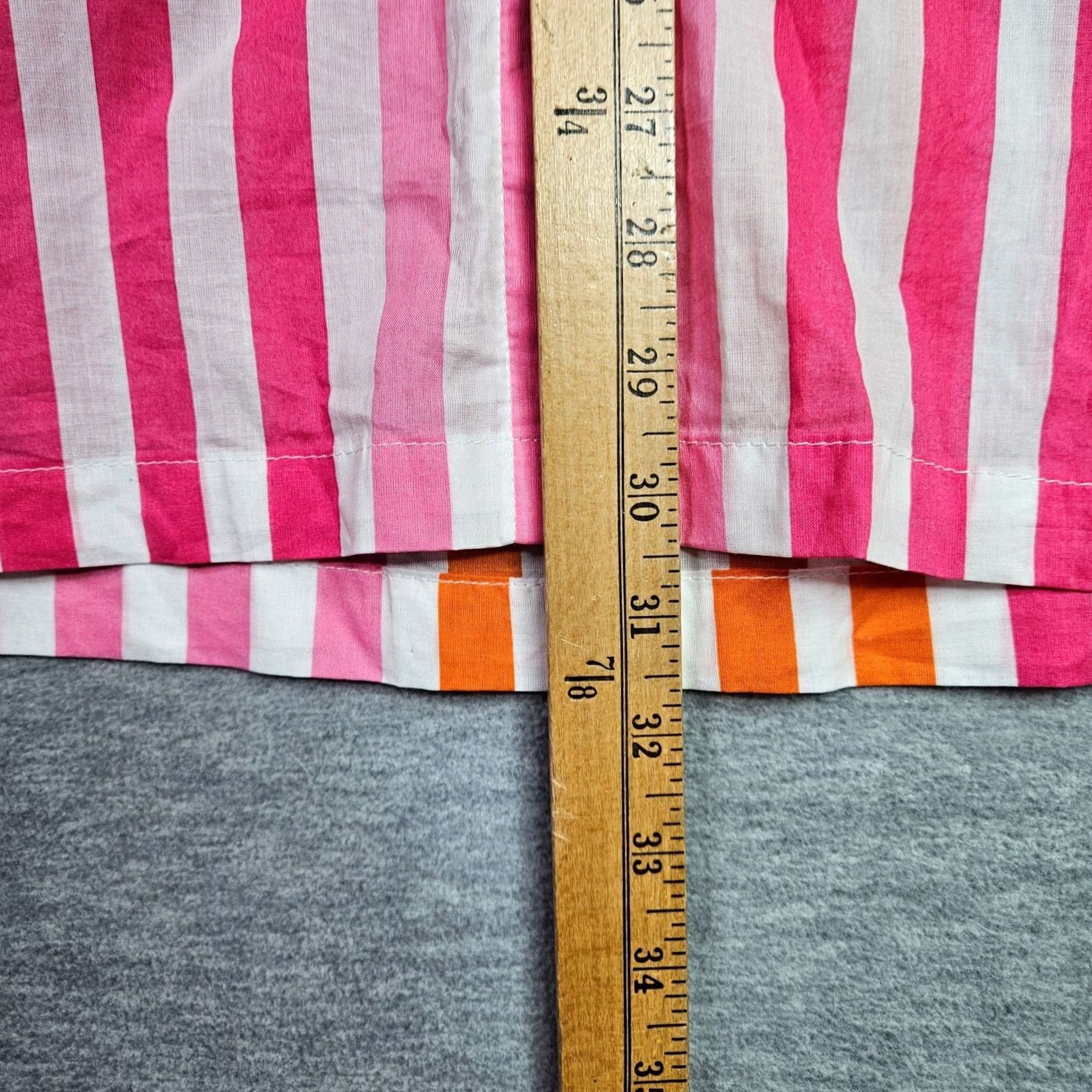 Beach Riot Beach Riot Shirt S/M Multicolor Cotton Blend Button Down Striped Casual Womens Size S / US 4 / IT 40 - 6 Thumbnail