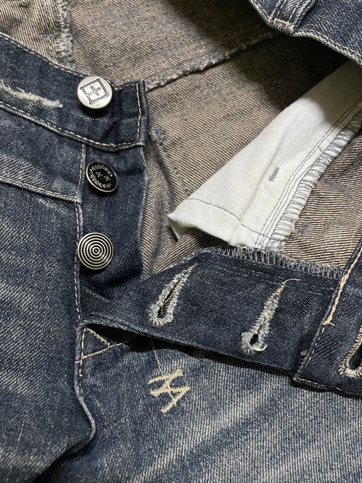 Ksubi Ksubi Wide Leg Vintage Wash Jeans Size 28" / US 6 / IT 42 - 17 Thumbnail