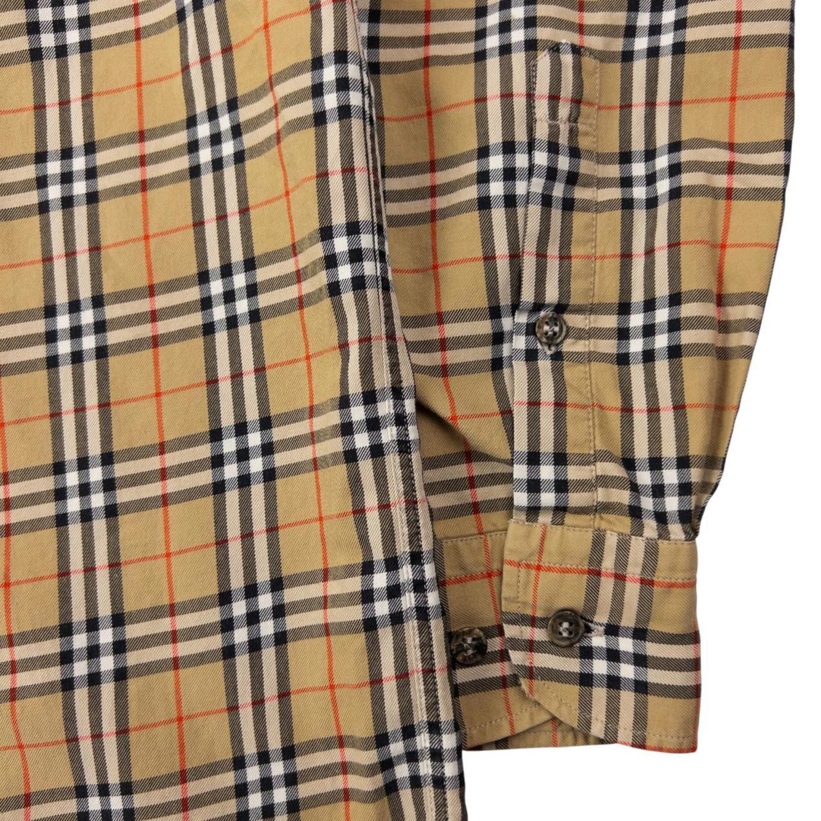 Burberry Vintage Burberry Nova Check Long Sleeve Shirt Size M Size US M / EU 48-50 / 2 - 6 Thumbnail