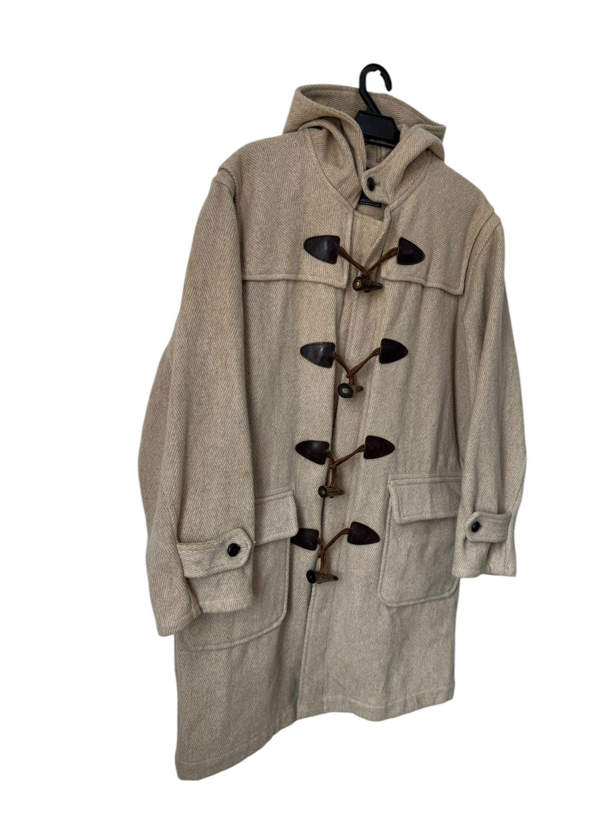 Polo Ralph Lauren POLO RALPH LAUREN HERRINGBONE WOOL JACKET BEIGE Size US L / EU 52-54 / 3 - 3 Thumbnail