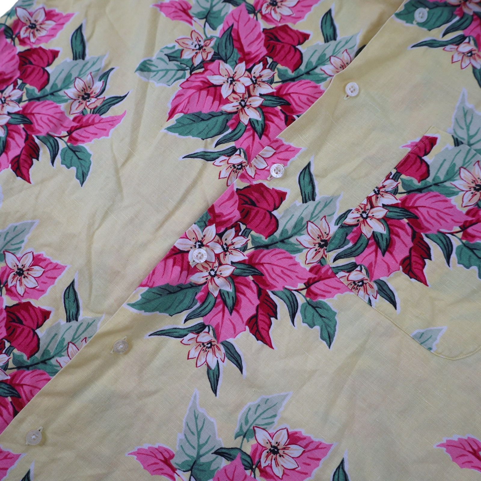 Polo Ralph Lauren × Vintage Vintage Polo Golf Ralph Lauren Floral Hawaiian Shirt Size US L / EU 52-54 / 3 - 4 Thumbnail