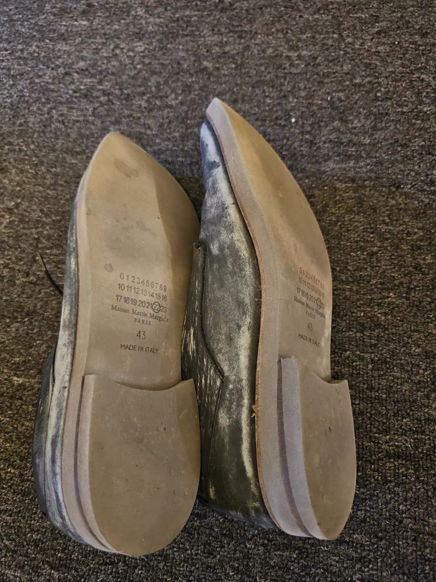 Maison Margiela Maison Margiela Distressed Soft Sole Leather Shoes K30 Size US 10 / EU 43 - 3 Thumbnail
