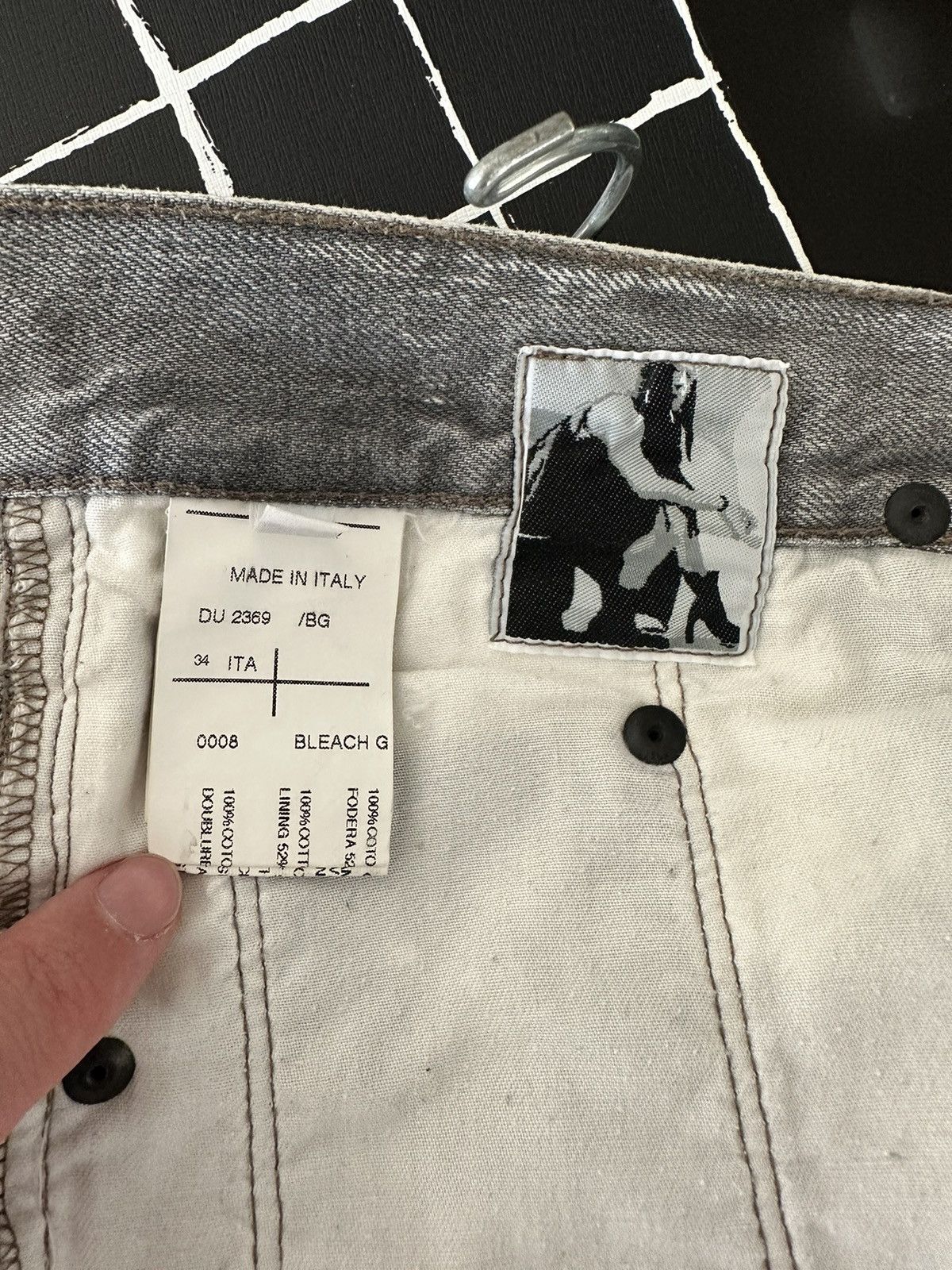Rick Owens Drkshdw Rick Owens DRKSHDW straight leg cropped jeans Size US 34 / EU 50 - 7 Thumbnail