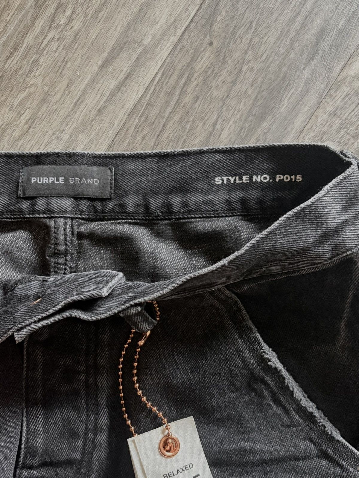 Purple Brand PURPLE BRAND P015 RELAXED CARPENTER - BLACK Size US 28 / EU 44 - 2 Thumbnail