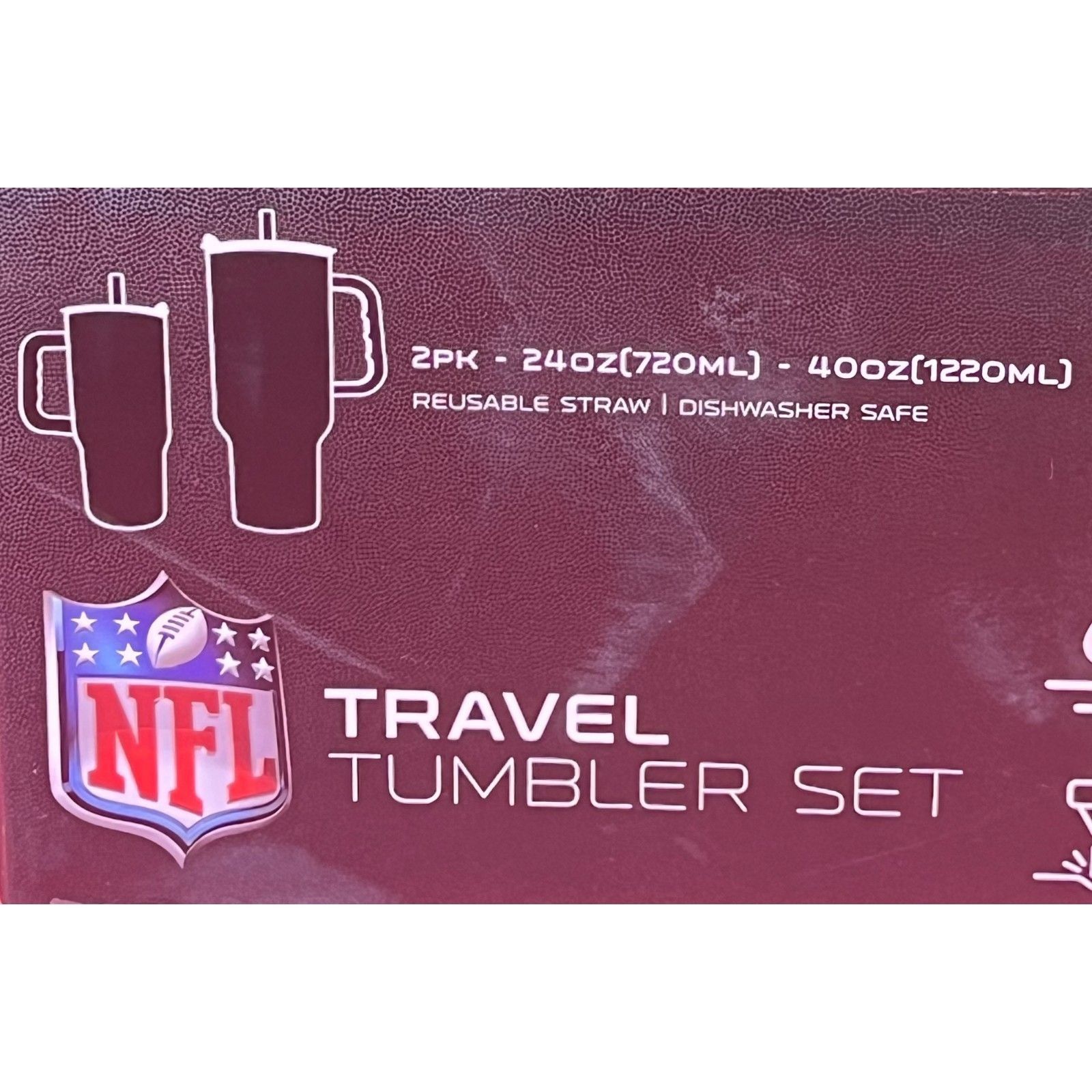Other NFL - Logo Brands - Travel Tumblers Set (2 Pk) - 24oz (720 m Size ONE SIZE - 11 Thumbnail