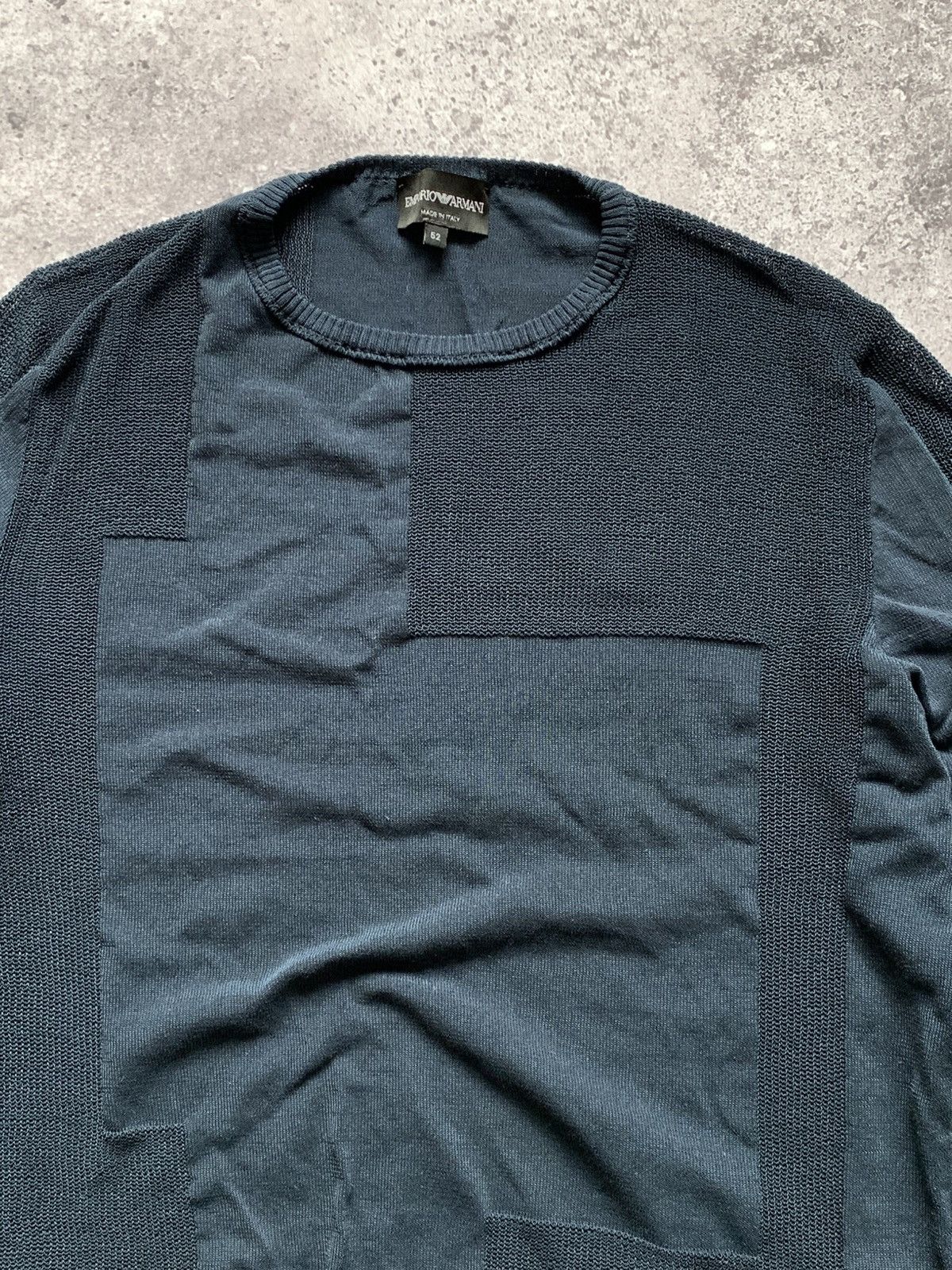 Emporio Armani 🔥EMPORIO ARMANI AVANT GARDE OLD MONEY CHAINMAIL SWEATER Size US L / EU 52-54 / 3 - 4 Thumbnail