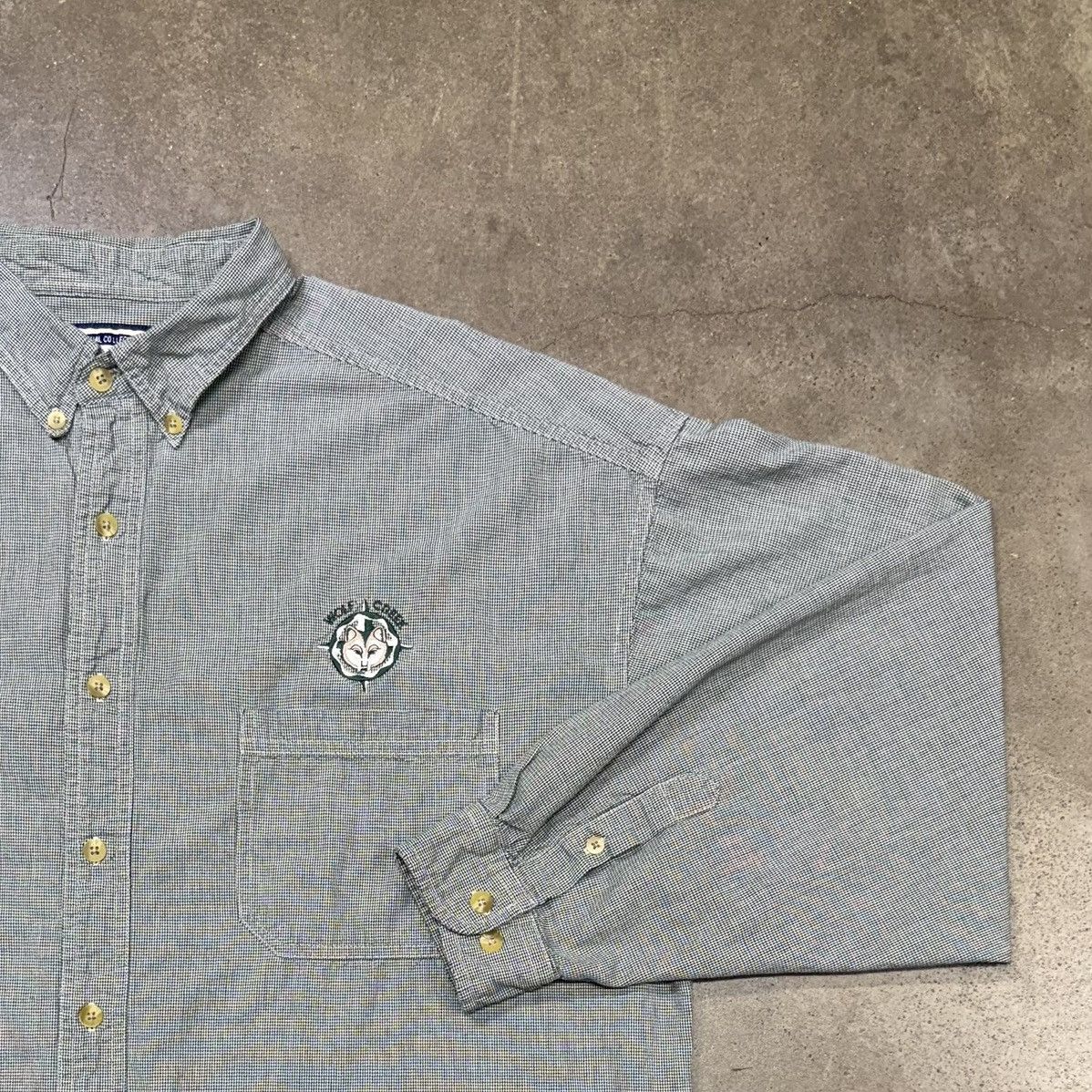 Lee Vintage Lee Wolf Creek Embroidered Button Up Shirt Size US XXL / EU 58 / 5 - 5 Thumbnail