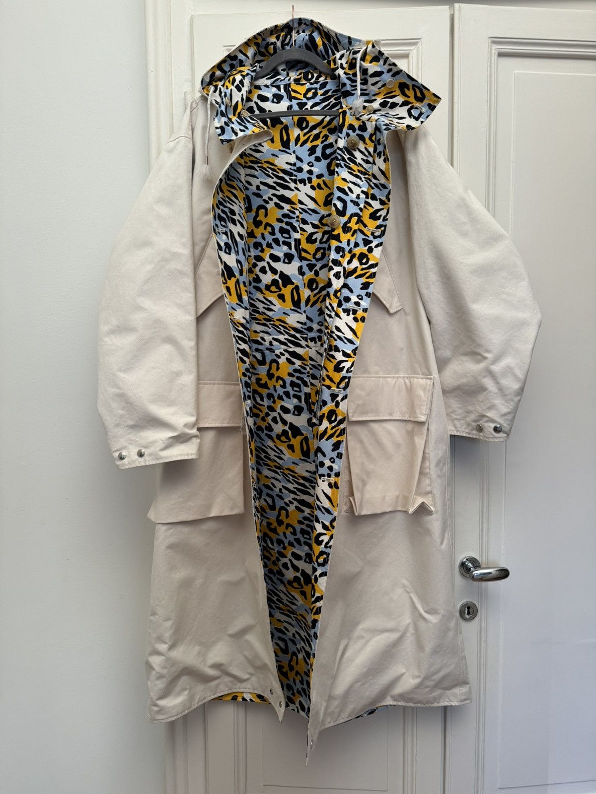 Marni MARNI reversible beige/leopard Coat FW2019 Size US M / EU 48-50 / 2 - 3 Thumbnail