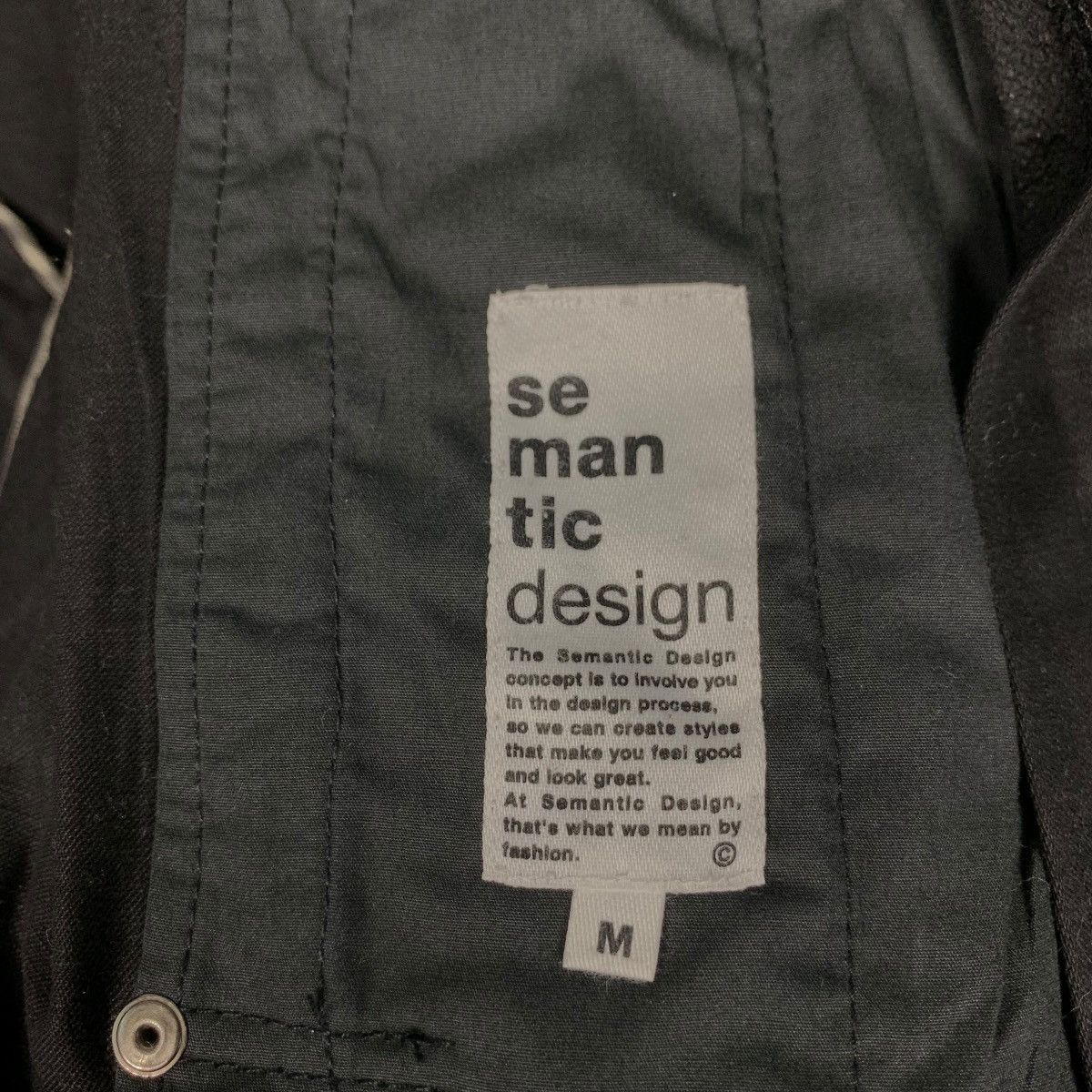 If Six Was Nine SEMANTIC DESIGN Avant Garde Jacket #1576-C70 Size US M / EU 48-50 / 2 - 16 Thumbnail