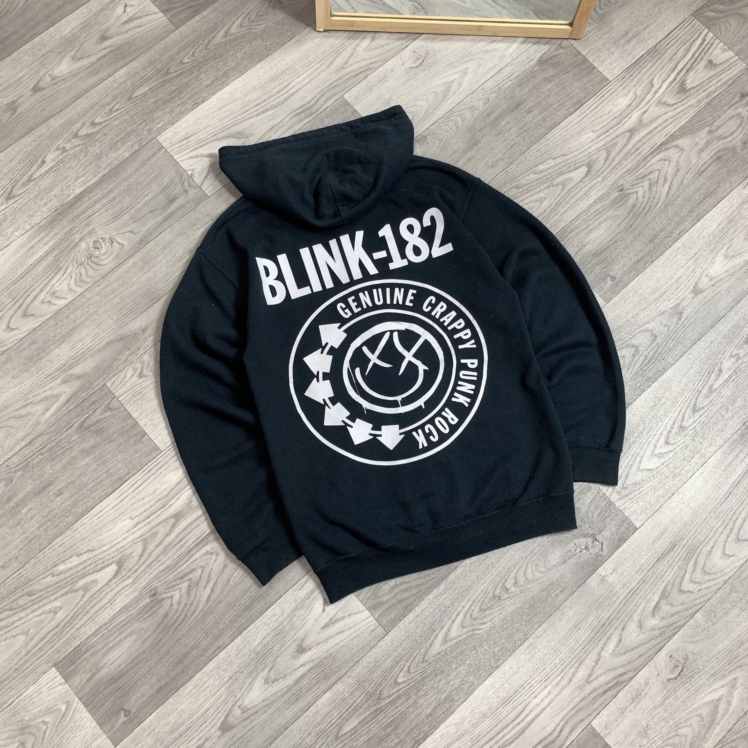 Vintage Vintage Blink-182 Black Graphic Zip Rock Band Hoodie Sweat Size US S / EU 44-46 / 1 - 3 Thumbnail