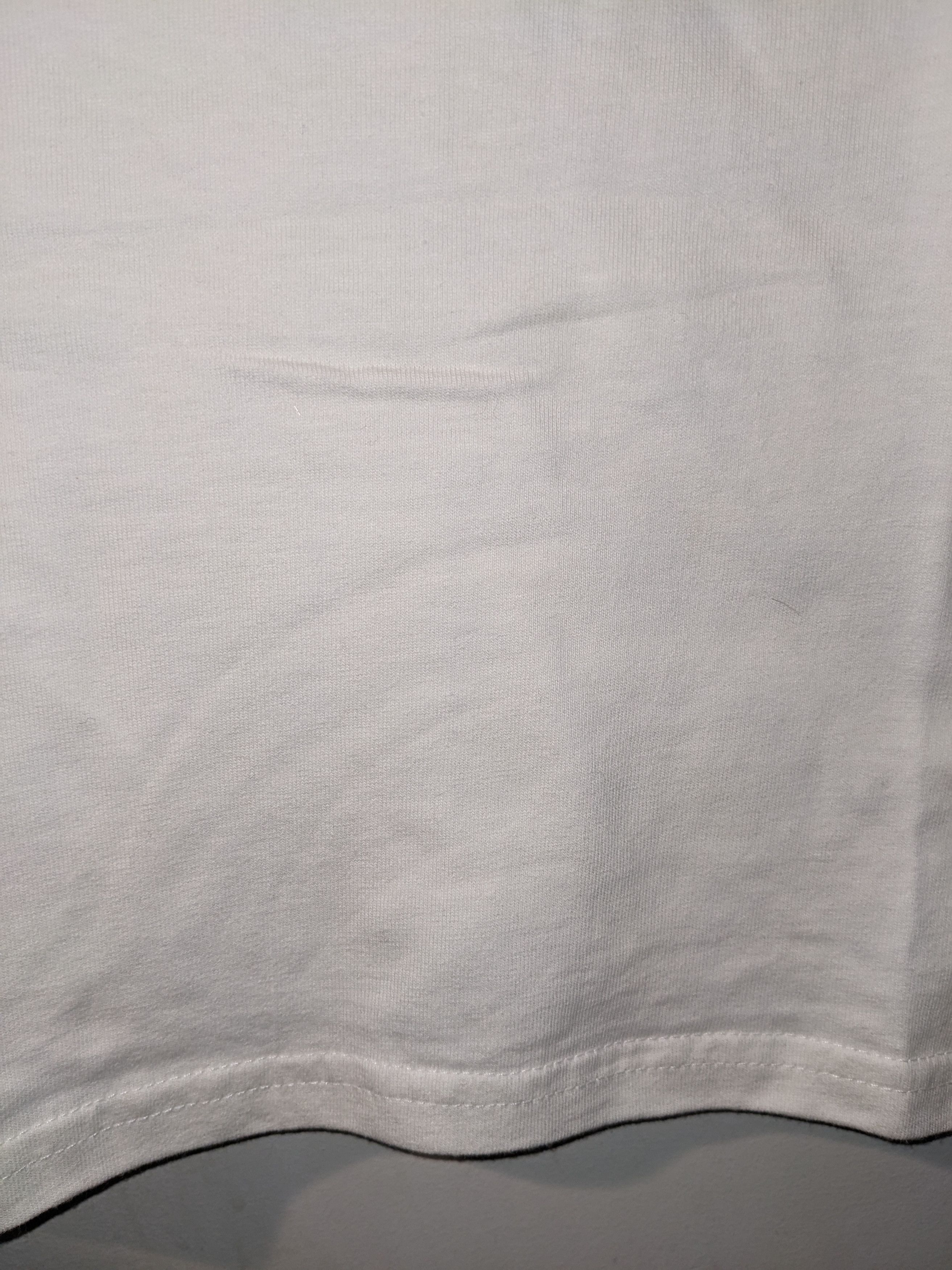 Nike × Vintage Vintage 90s Nike Arch Swoosh White Large T-Shirt Size US L / EU 52-54 / 3 - 8 Thumbnail