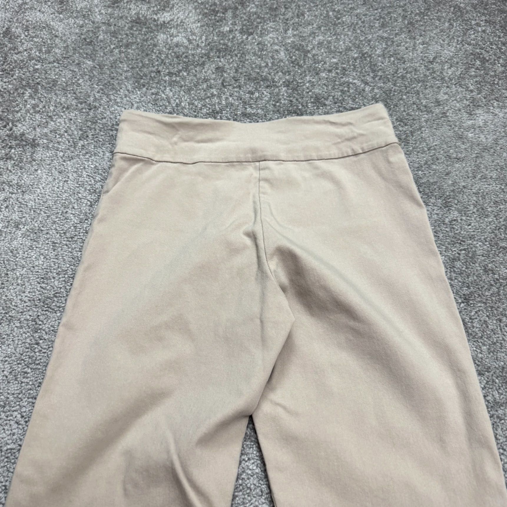 Banana Republic VINTAGE Banana Republic Women Pants Straight Leg High Rise Casual 2 Beige Stretch 26x27 Size 26" / US 2 / IT 38 - 3 Thumbnail